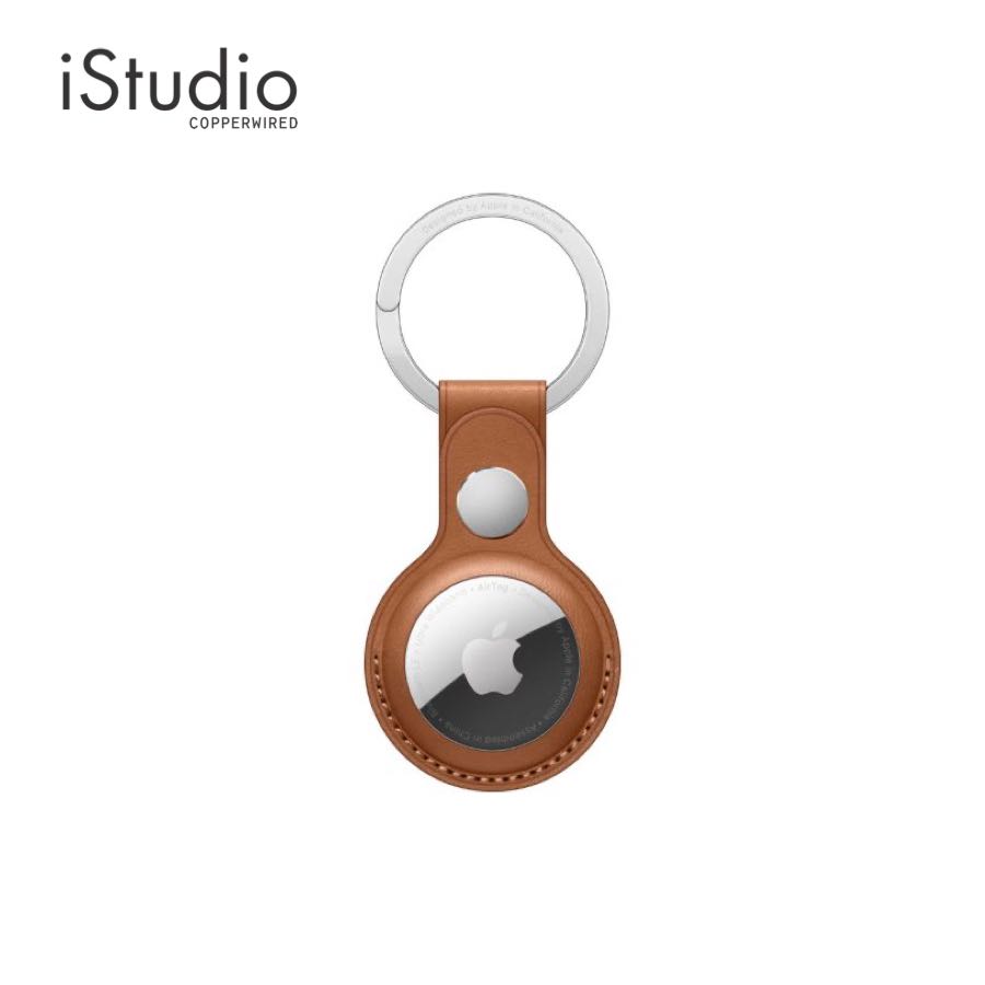 APPLE AirTag Leather Key Ring l iStudio By Copperwired