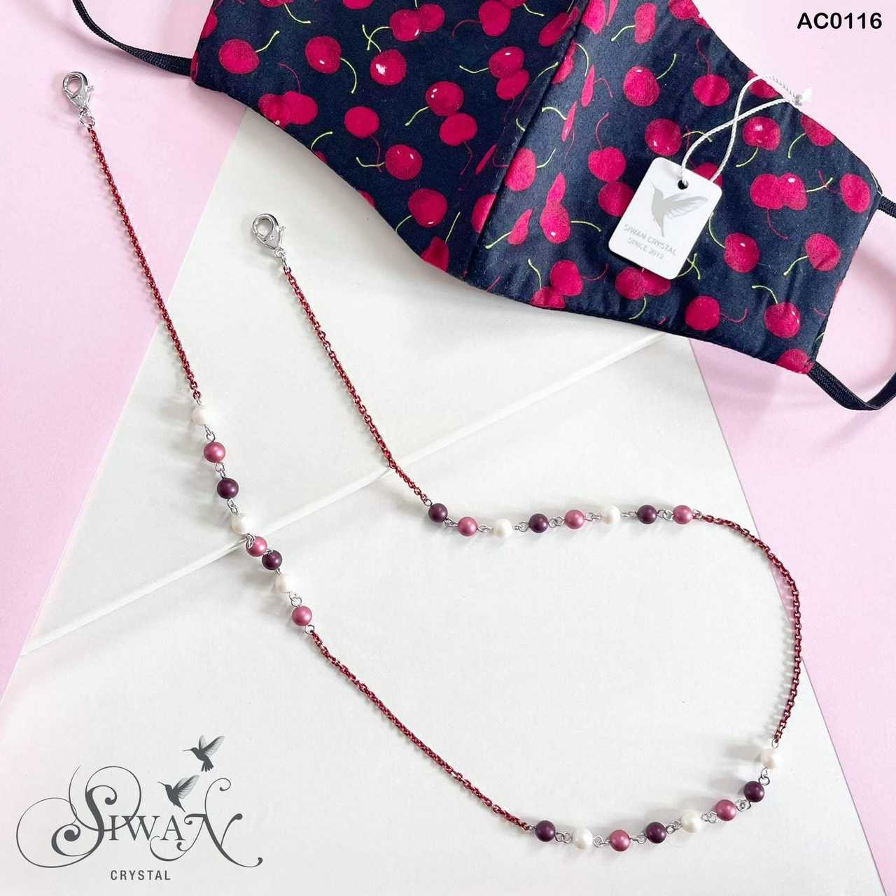 Shiny Pink Pearl 3 in 1 Strap