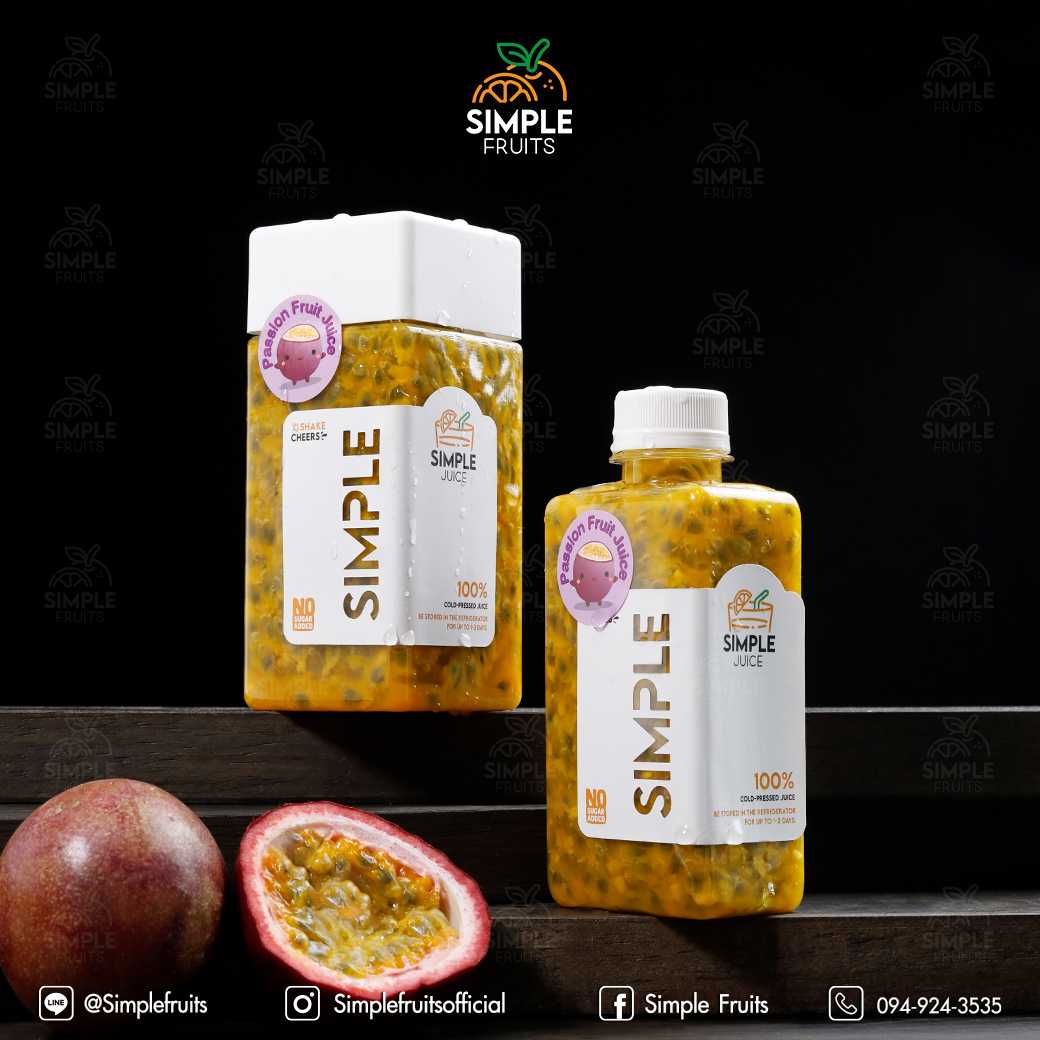 น้ำเสาวรส สด 100% Passion Fruits Juice
