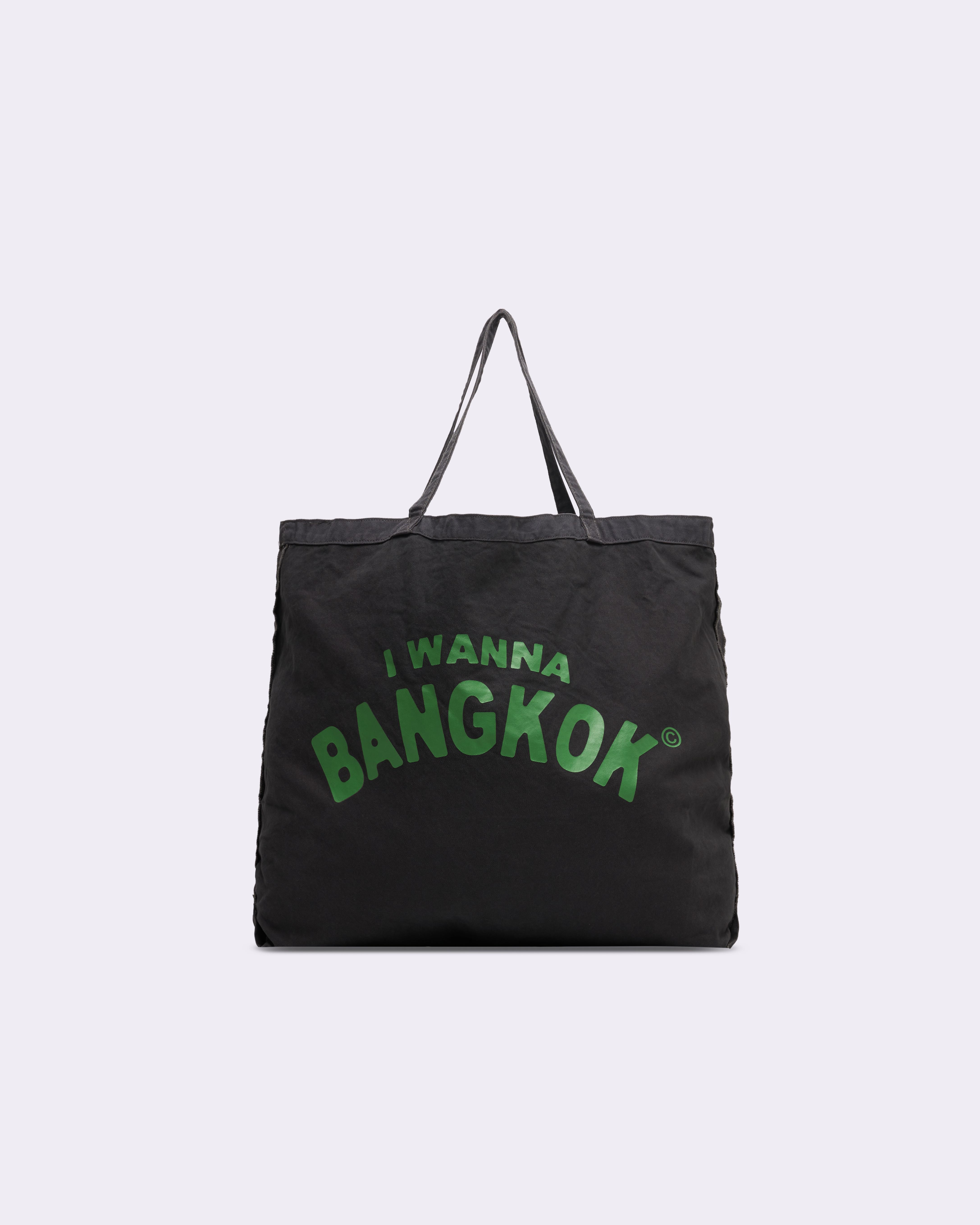 Large Black Inverse Tote