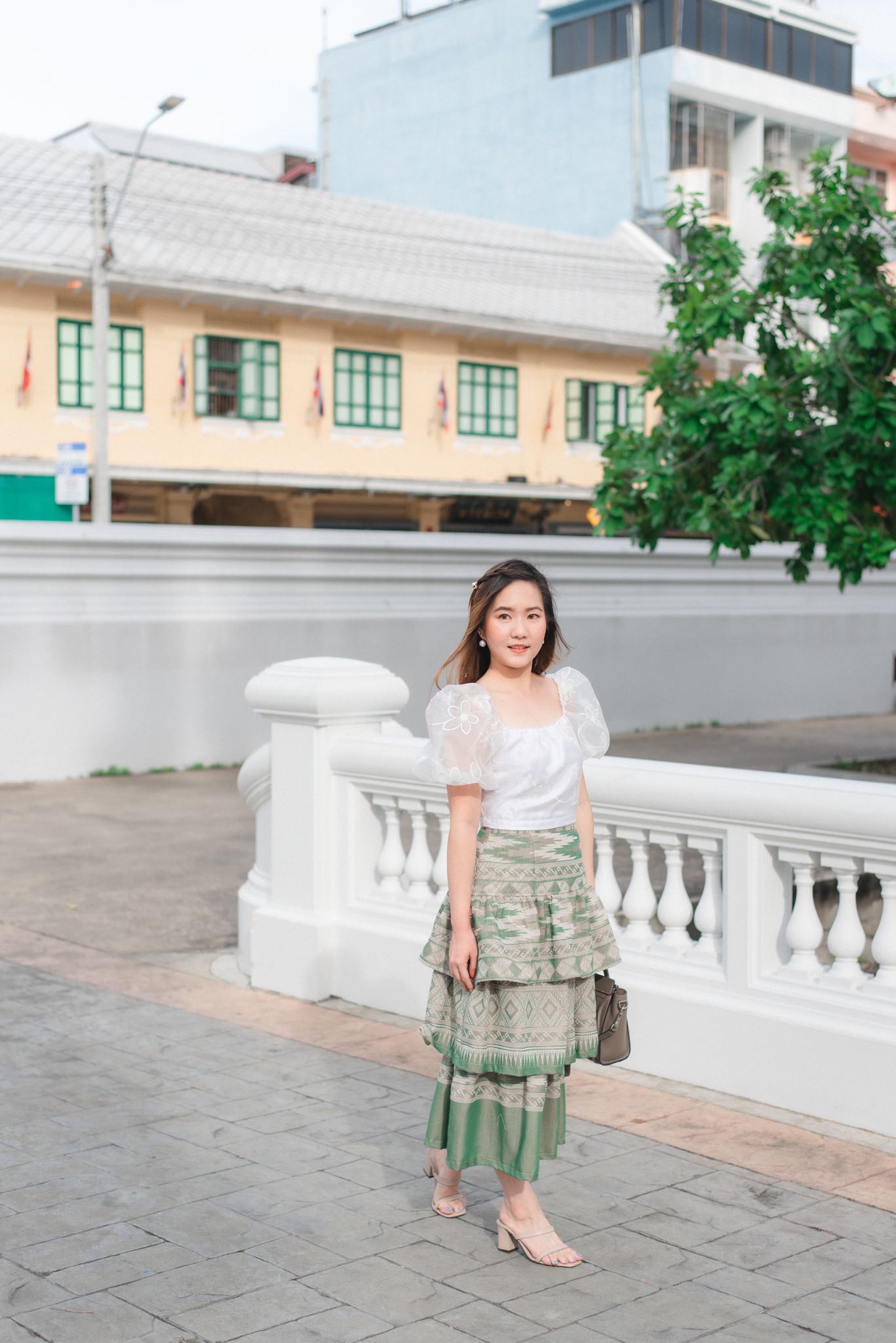 THREE LAYERS SKIRT (THAI GREENTEA)
