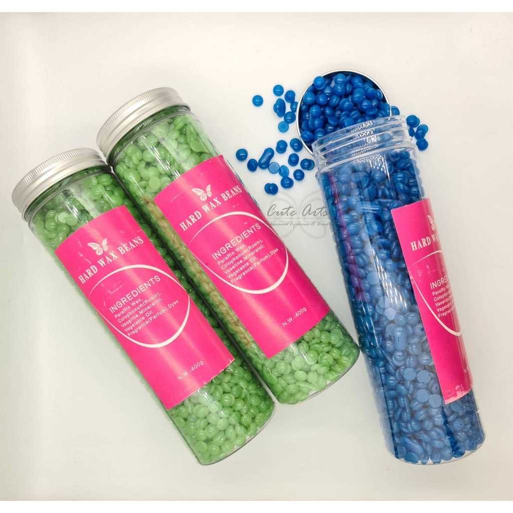 แว๊กซ์เม็ดแว็กซ์กำจัดขน 400g. ใช้สำหรับกำจัดชนต่างๆบนร่างกาย คละสี Wax เม็ดแว๊กซ์