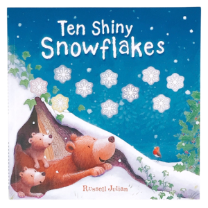 นิทานปกอ่อน Ten Shiny Snowflakes ไดคัทรูปเกล็ดหิมะ