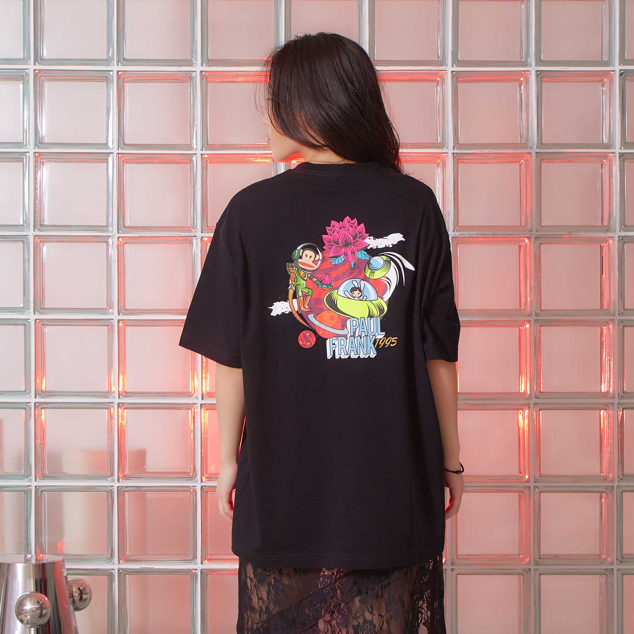 PAUL FRANK เสื้อยืดผู้ชาย PF UNI NEBULA BURST TEE