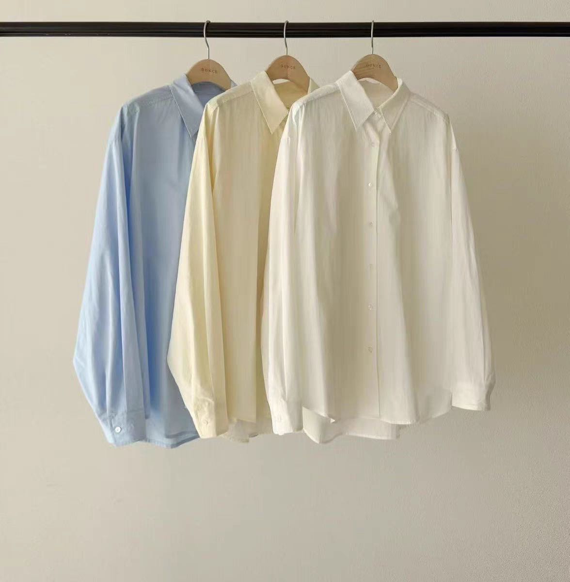 Ounce (KOREA)  Lapel Single-breasted Shirt  (Pre-order 15 day)