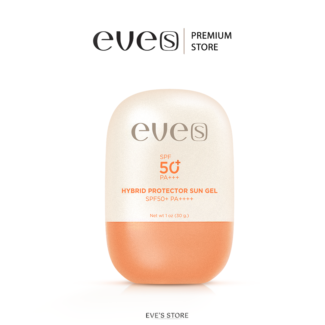 EVE'S  NEW Hybrid Protector Sun Gel กันแดด อีฟส์ ซันเจล ขนาด 30 g. ป้องกันผิวจากแสง UVA/UVB แสงสีฟ้า