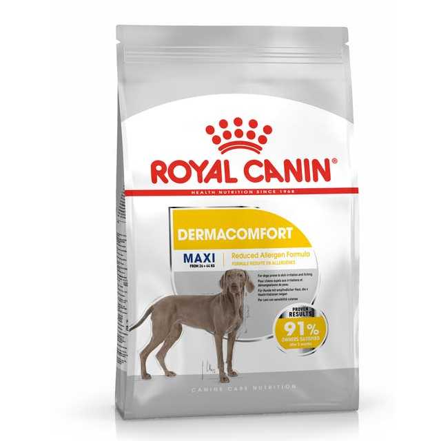 Royal canin Maxi dermacomfort 3 Kg อาหารสุนัขโตพันธู์ใหญ่บำรุงขน