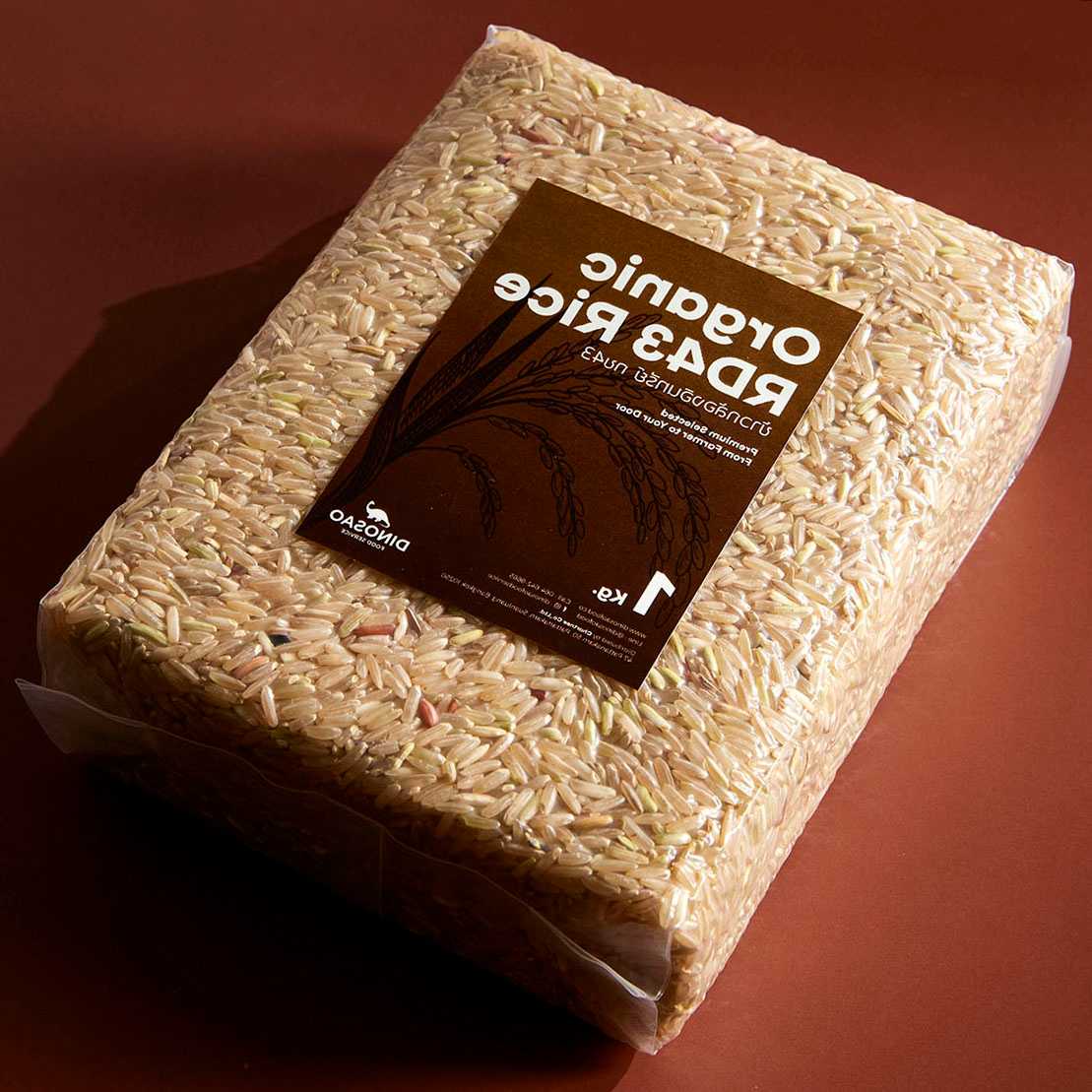 ข้าวกล้อง ออร์แกนิค กข43 Organic RD43 Brown Rice /Pack.