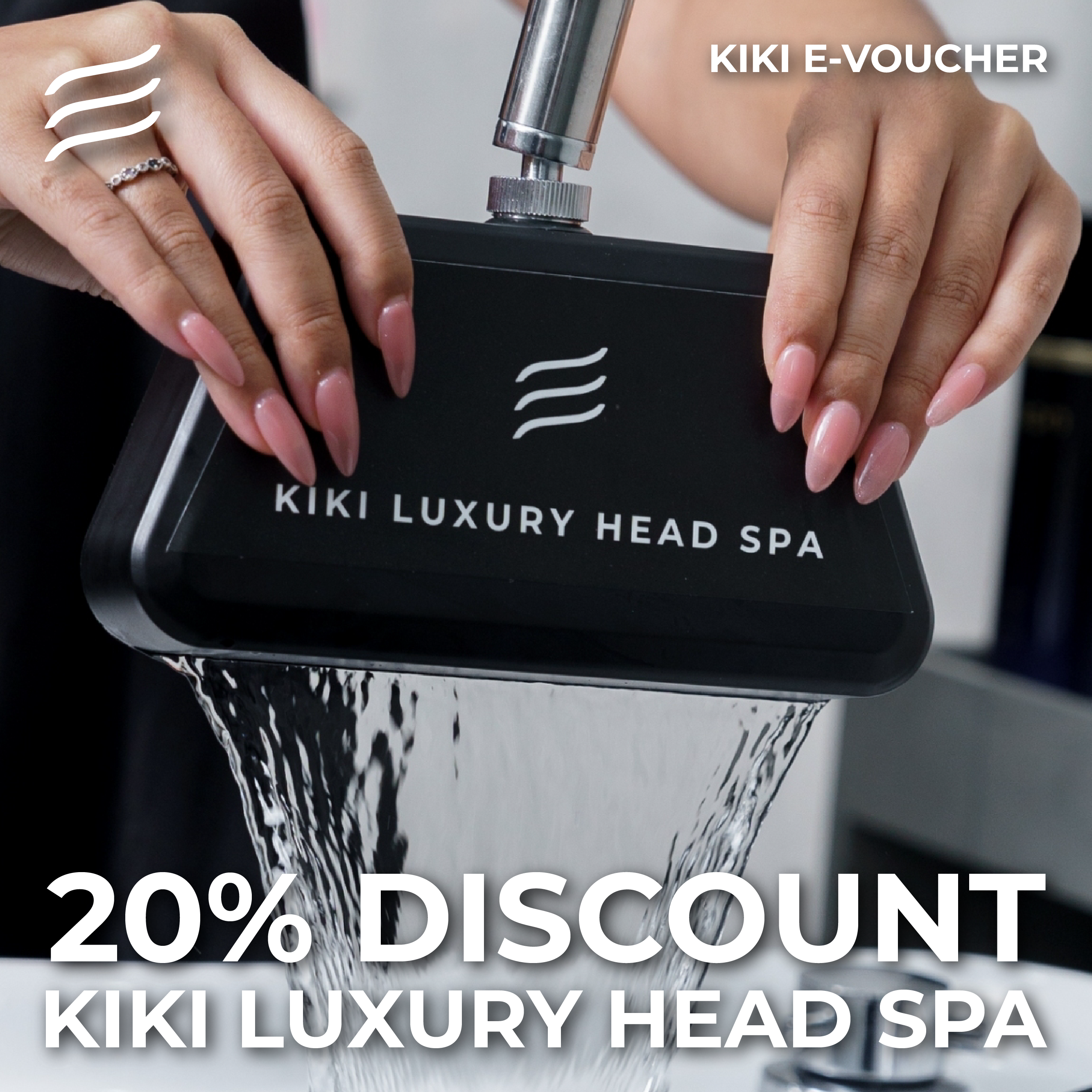 KIKI E-VOUCHER: 20% DISCOUNT KIKI LUXURY HEAD SPA