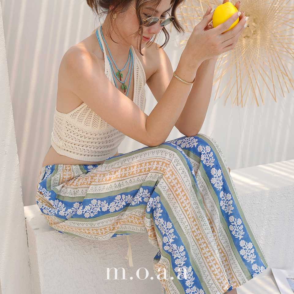 [หลุด QC] EASY PANTS IN TROPICAL BLUE (M)