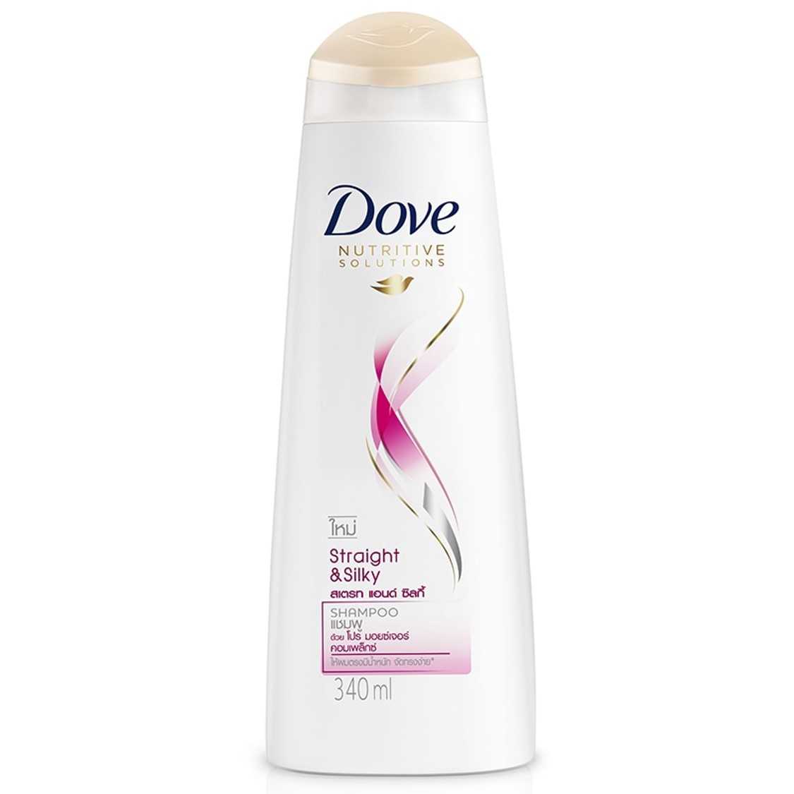 [Unilever] Dove โดฟ เธอราพี แชมพู สเตรทแอนด์ซิลกี้ ขนาด 340 มล.