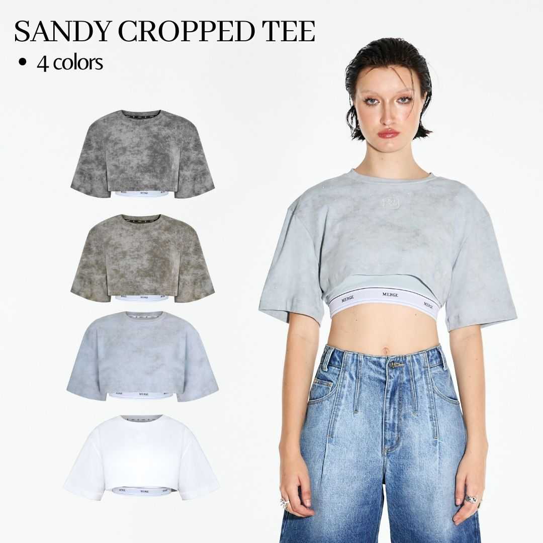 Merge Official - Sandy Cropped Tee (พร้อมส่ง)