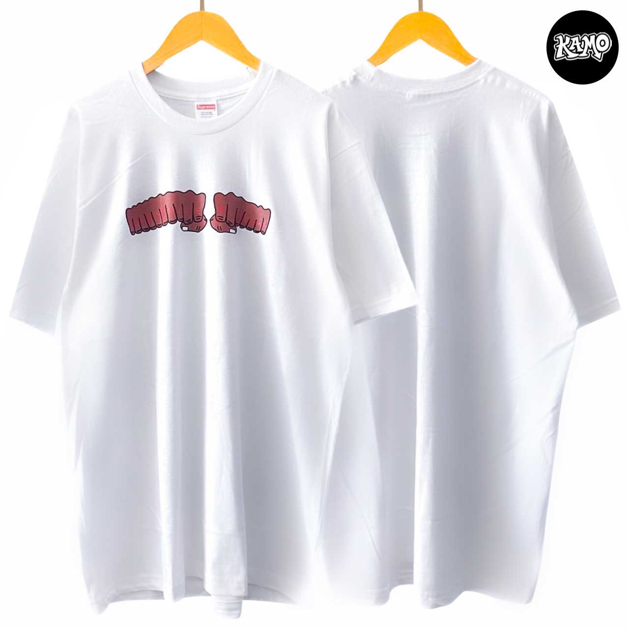 SUPREME x TOY MACHINE Fist Tee [White] | LINE SHOPPING