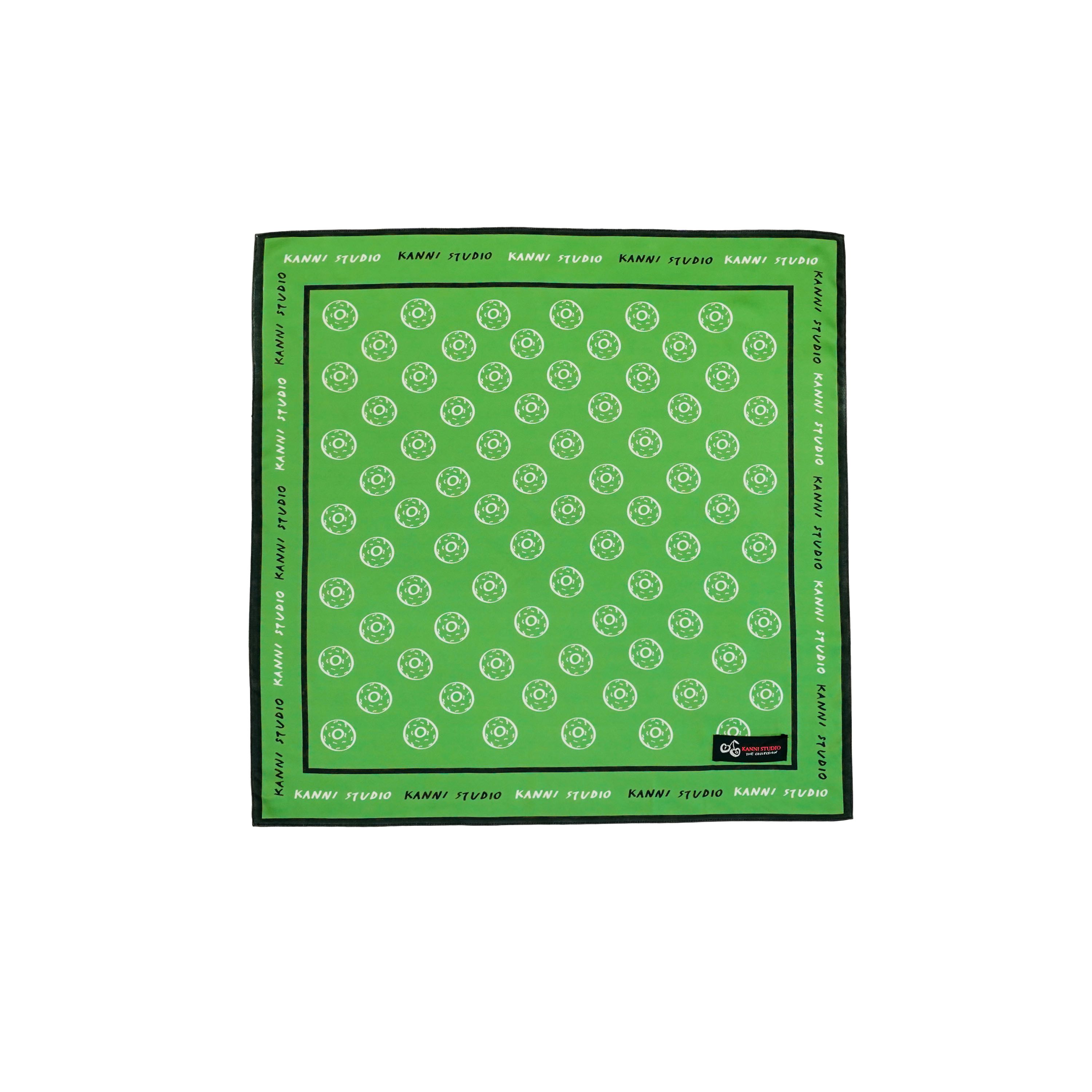 The 10th year Collection MINI SCARF (Green) 55' cm x 55' cm