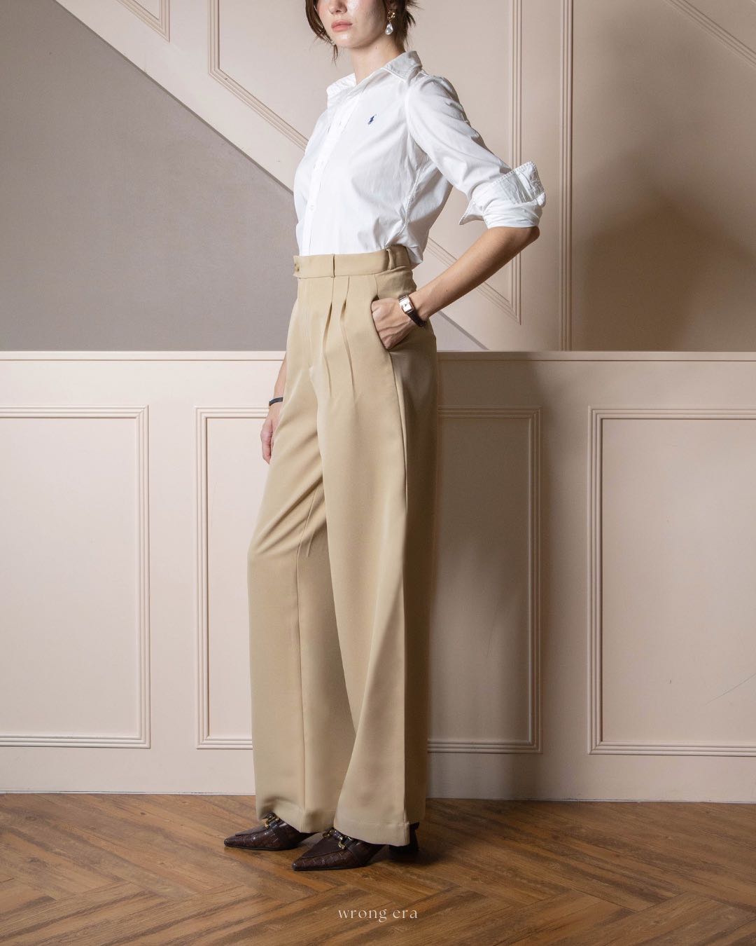 Vintage Wide Flared Trouser