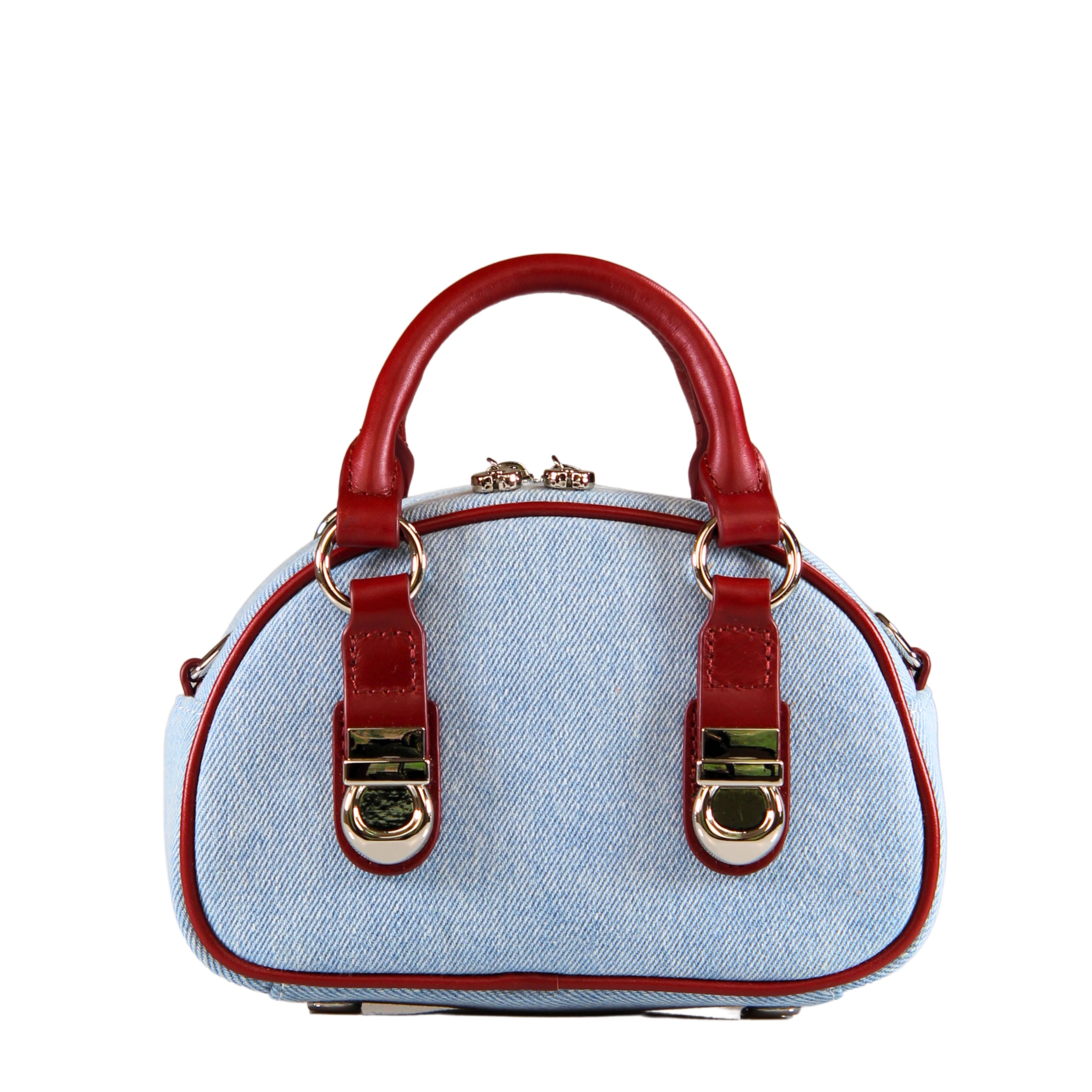 Vivi Collection - Cherrie - Genuine Leather/Denim