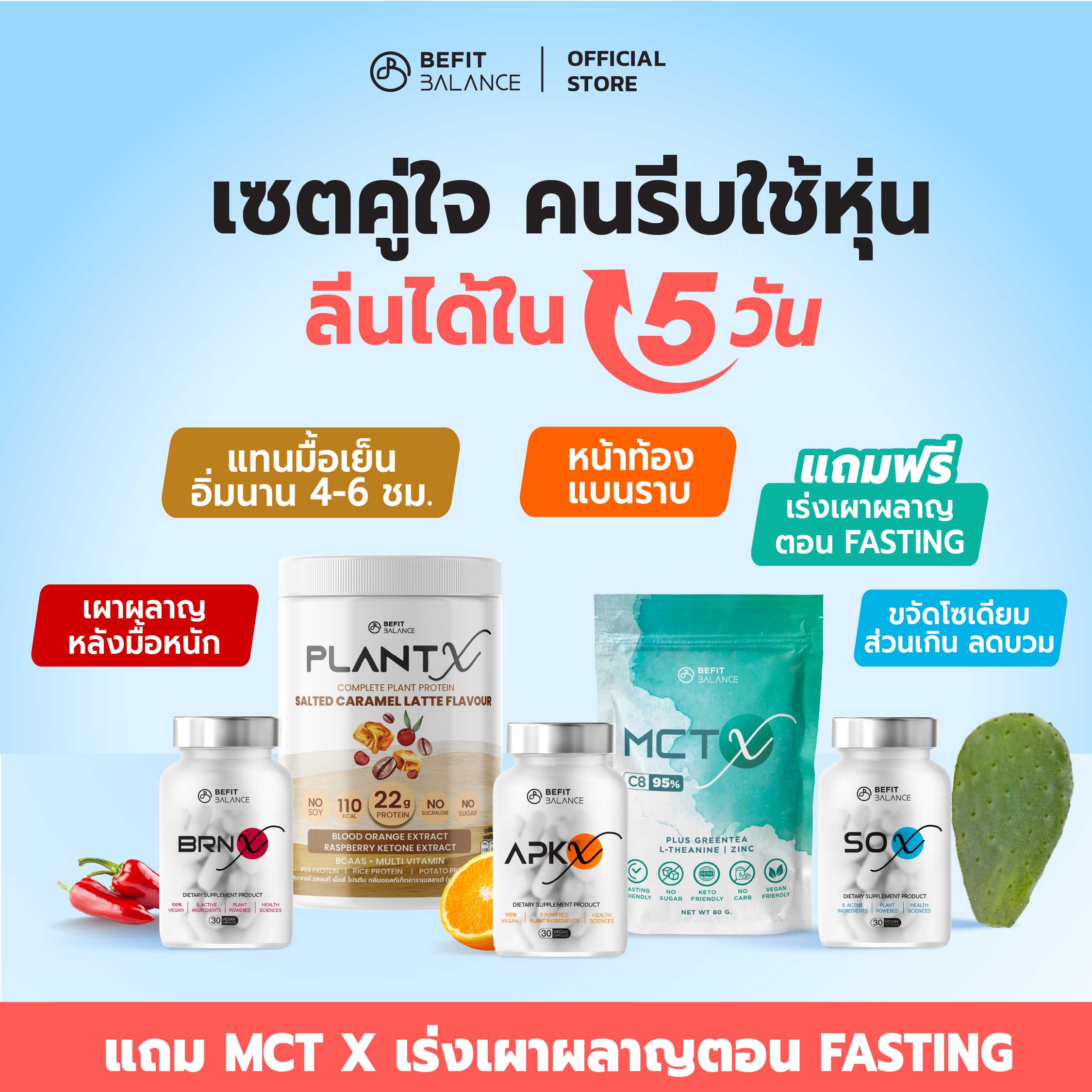 SET คู่ใจ คนรีบใช้หุ่น ลีนได้ใน 5 วัน