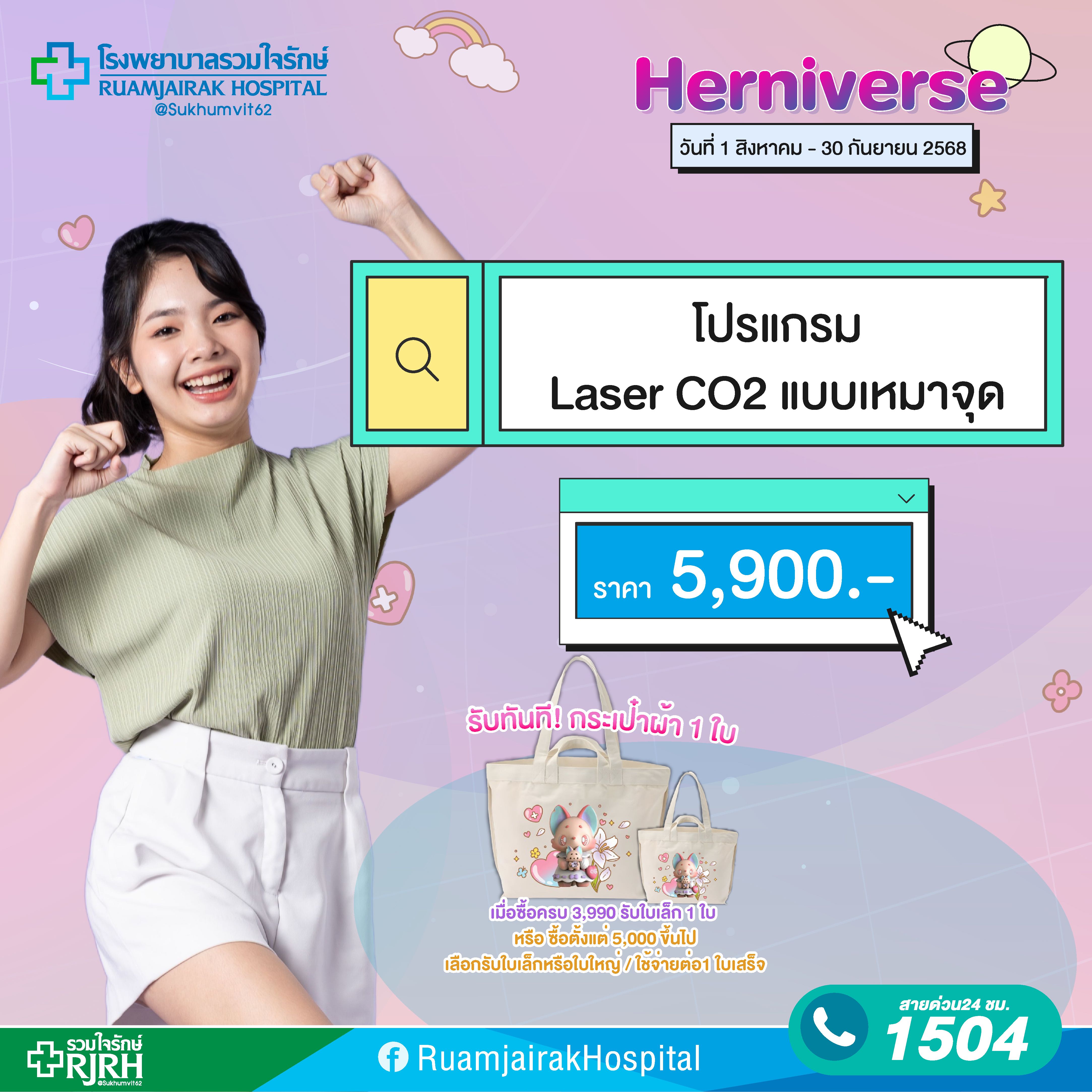 Laser CO2 แบบเหมาจุด