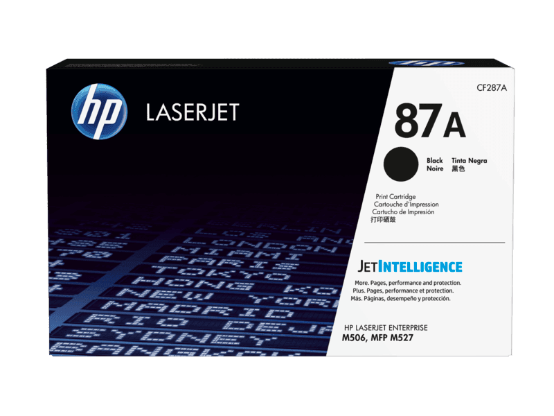 HP CF287A ตลับหมึกพิมพ์เลเซอร์ HP 87A For  M506, M527