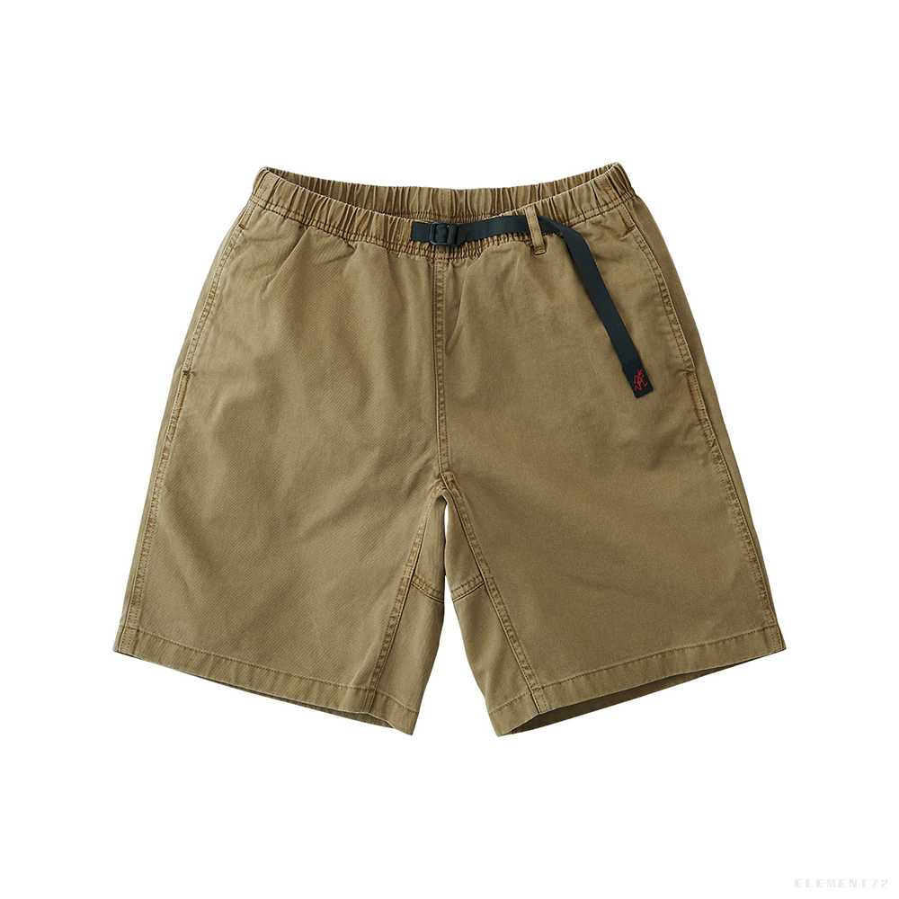 Gramicci กางเกงขาสั้นผู้ชาย รุ่น MEN'S G-SHORT PIGMENT DYE MOSS