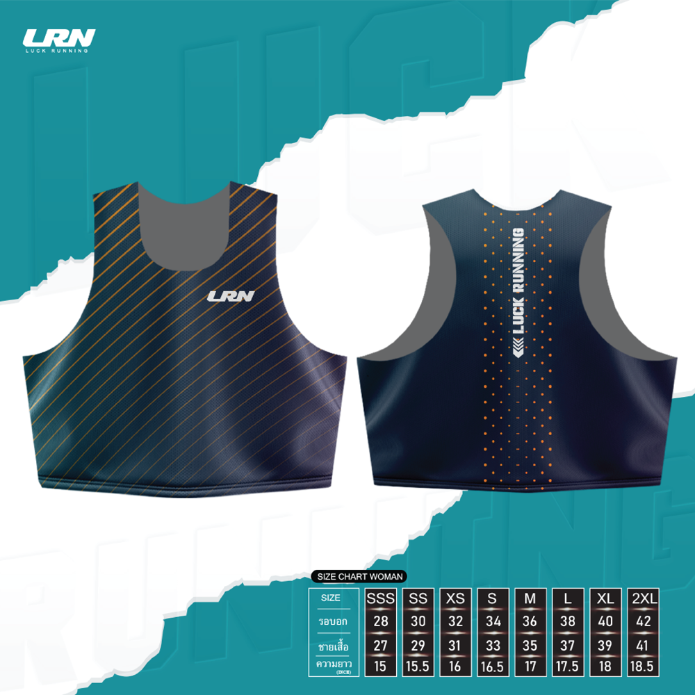 เสื้อกล้ามครอป Crop woman New Air Flow Collection-01 สำหรับวิ่งมาราธอน (SS10-04)