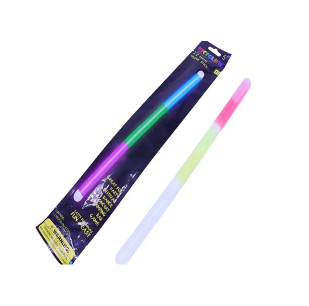 Glow stick  แท่งไฟเรืองแสง (12ชิ้น/แพ็ค)ของเล่น ปาร์ตี้ ปีใหม่ เทศกาลงานรื่นเริงต่างๆ