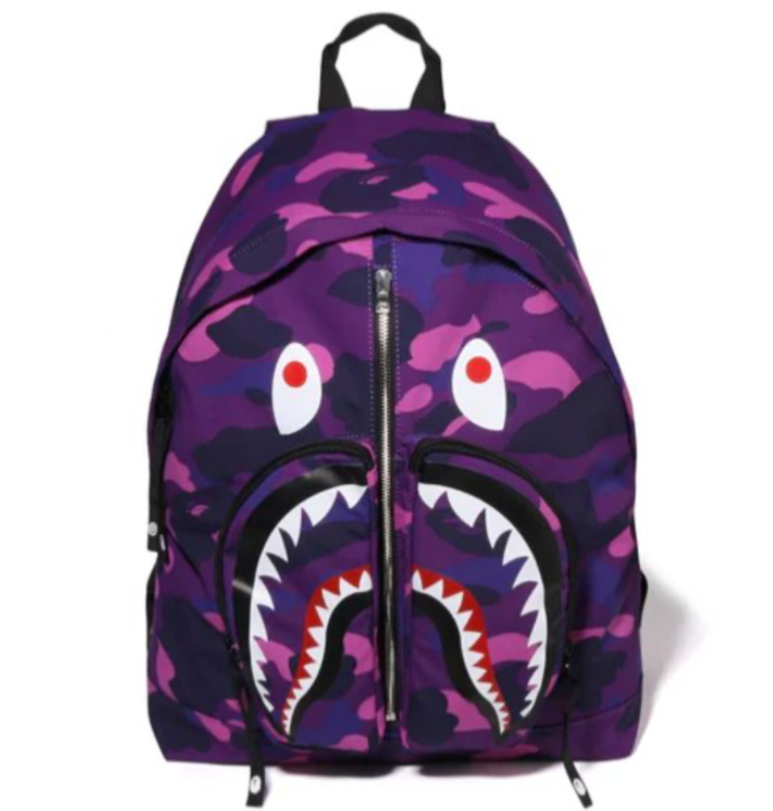 Bape ABC Camo Shark Daypack Purple