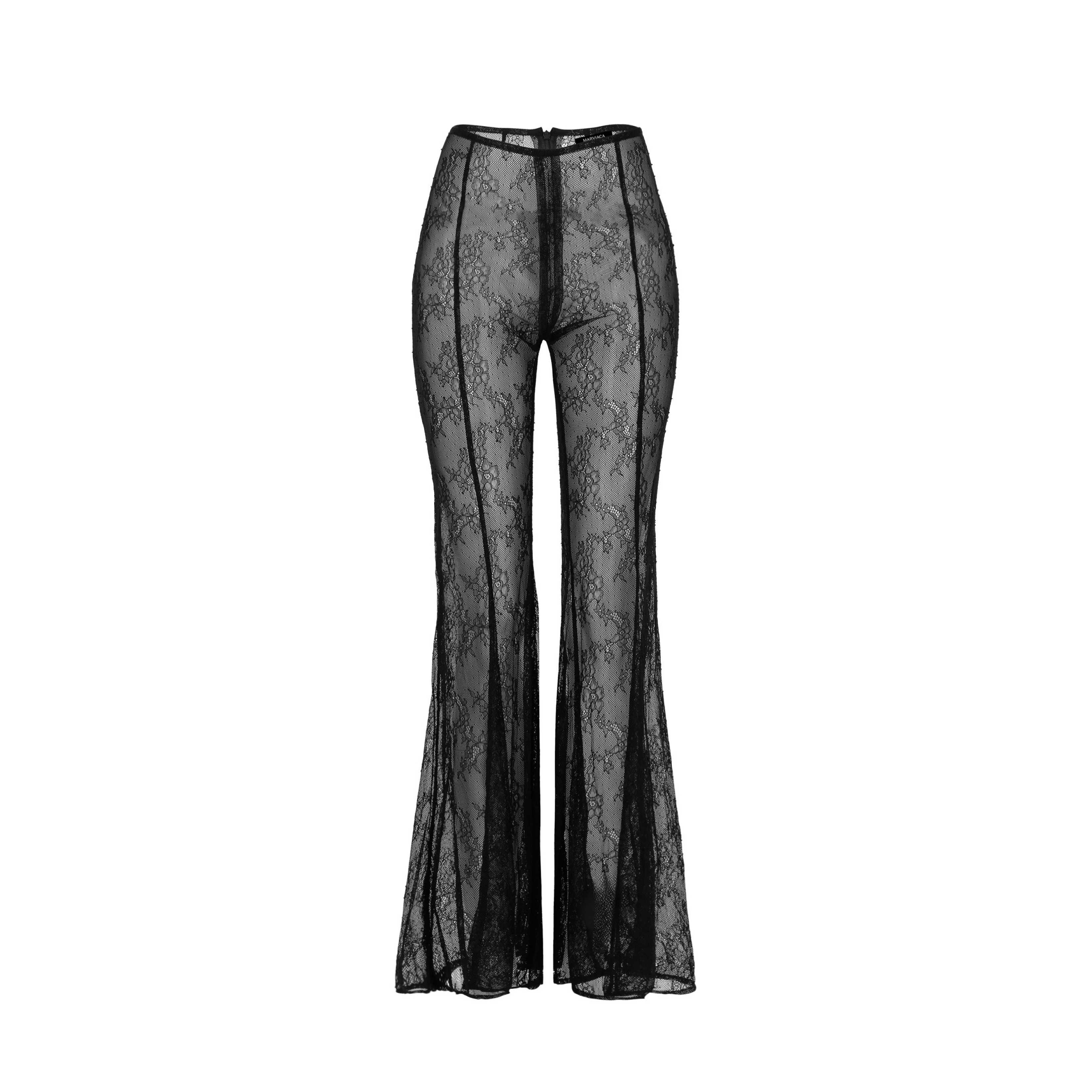 BREEZY LACE FLARE PANTS