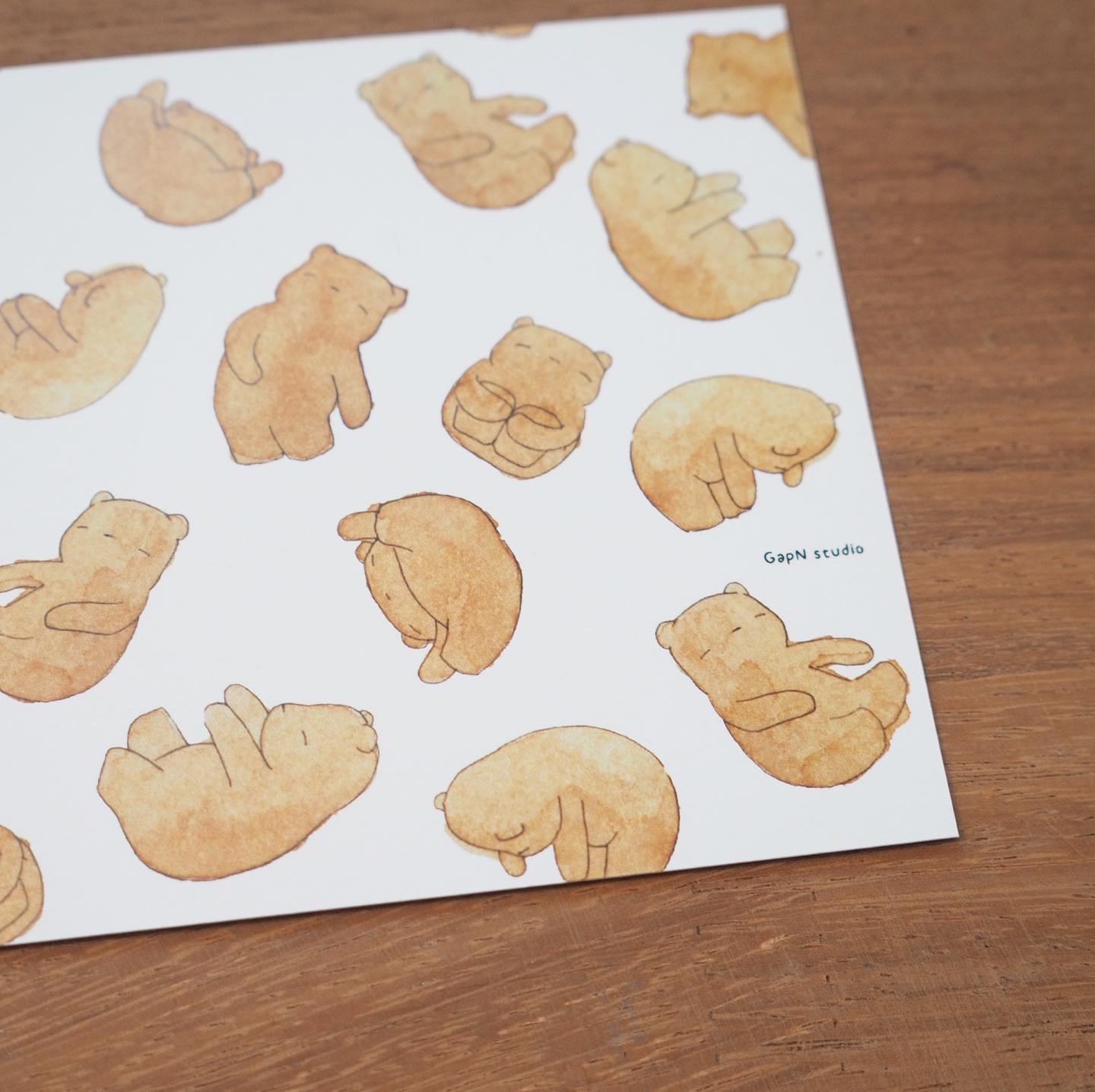 Floating lamud postcard