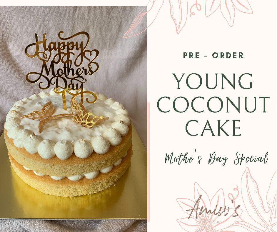2 lbs Young Coconut Cake Mother's Day Special