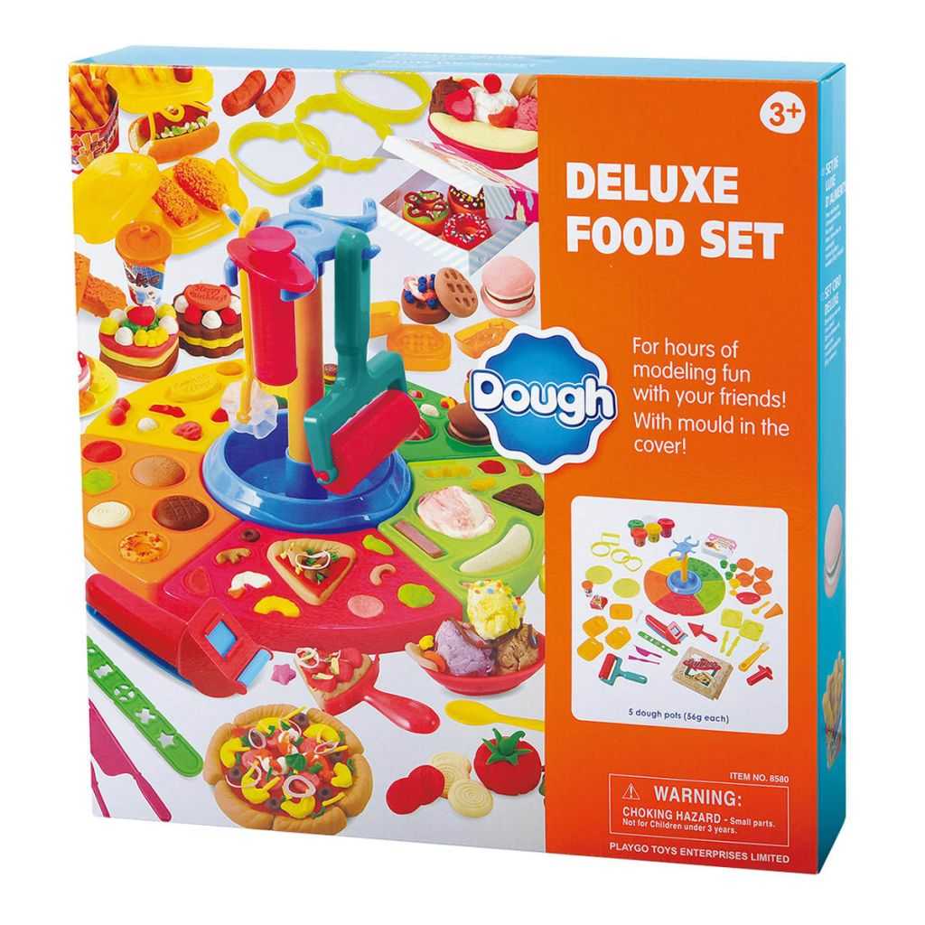 Playgo ของเล่นเสริมพัฒนาการ โดว์เซ็ตอาหารนานาชาติชุดใหญ่ (PG-8580)