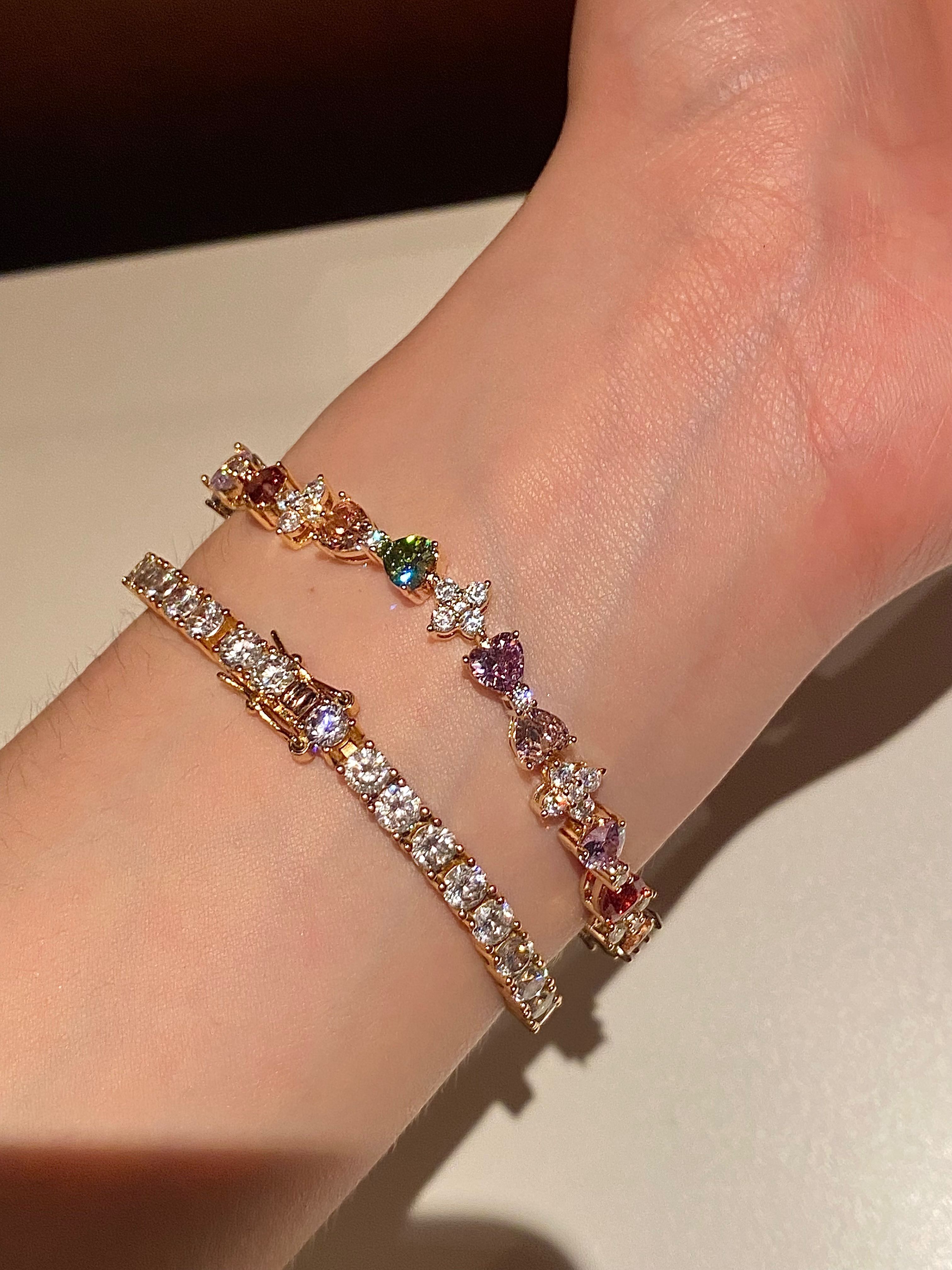 Vivid Ribbons bracelet 🎀🌈