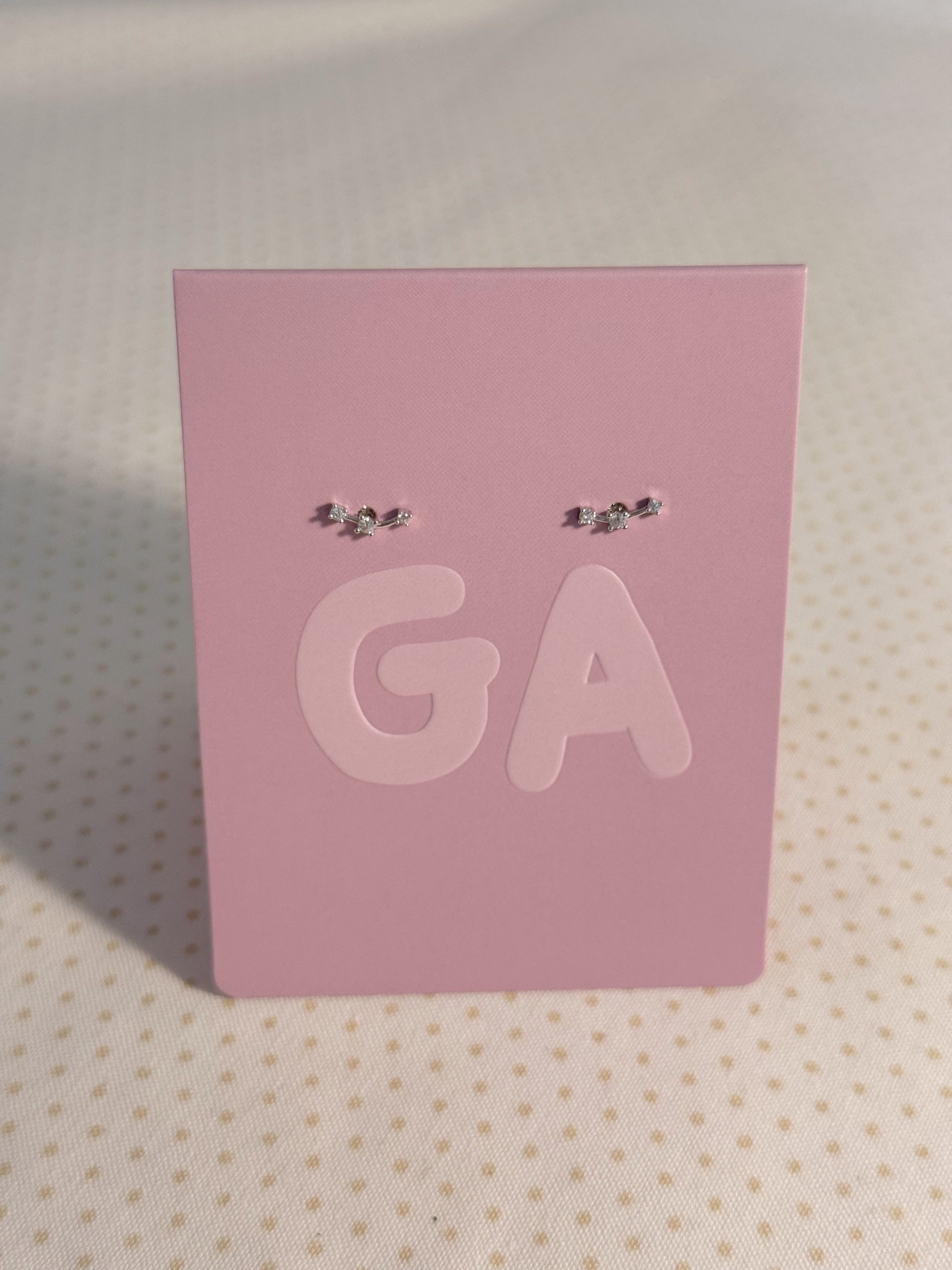 ”Tiny Twinkle“ รหัส gaandga2 เงิน 97.65% ทั้งชิ้นงานชุบRhodium ออกแบบควบคุมผลิต gaandga™ , ®