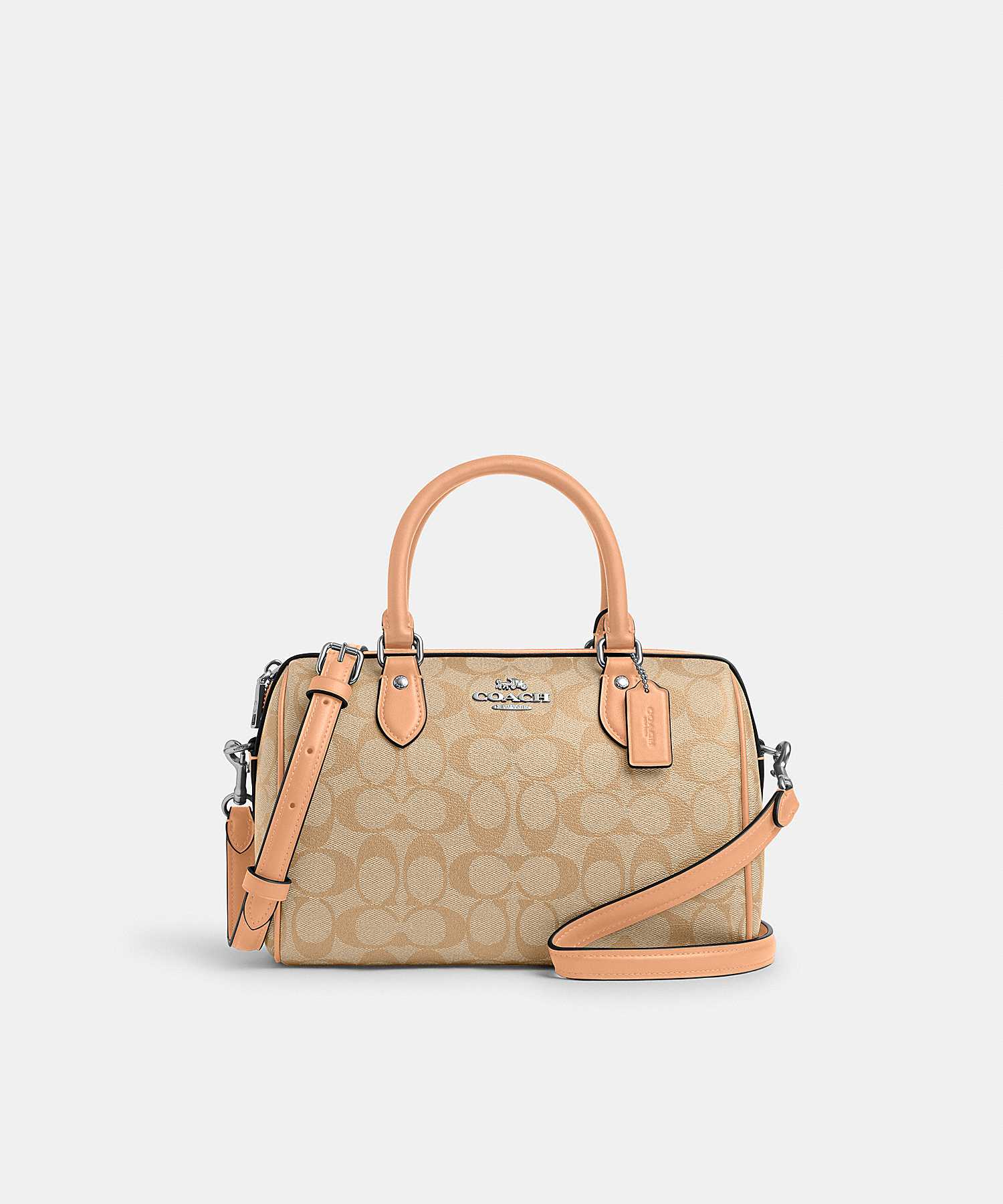 COACH ROWAN SATCHEL BAG IN SIGNATURE CANVAS CS188 SVX1W