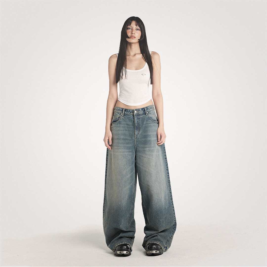 COOPER  Low waist super baggy jeans