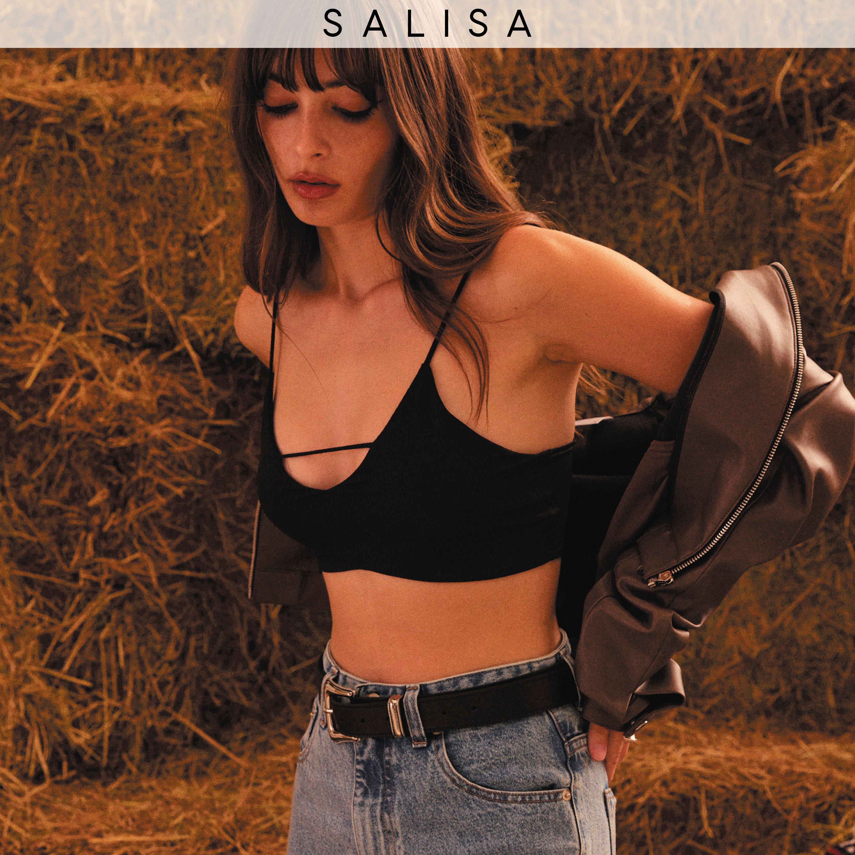 BRALETTE PF24 Black บรา เสื้อสายเดี่ยว