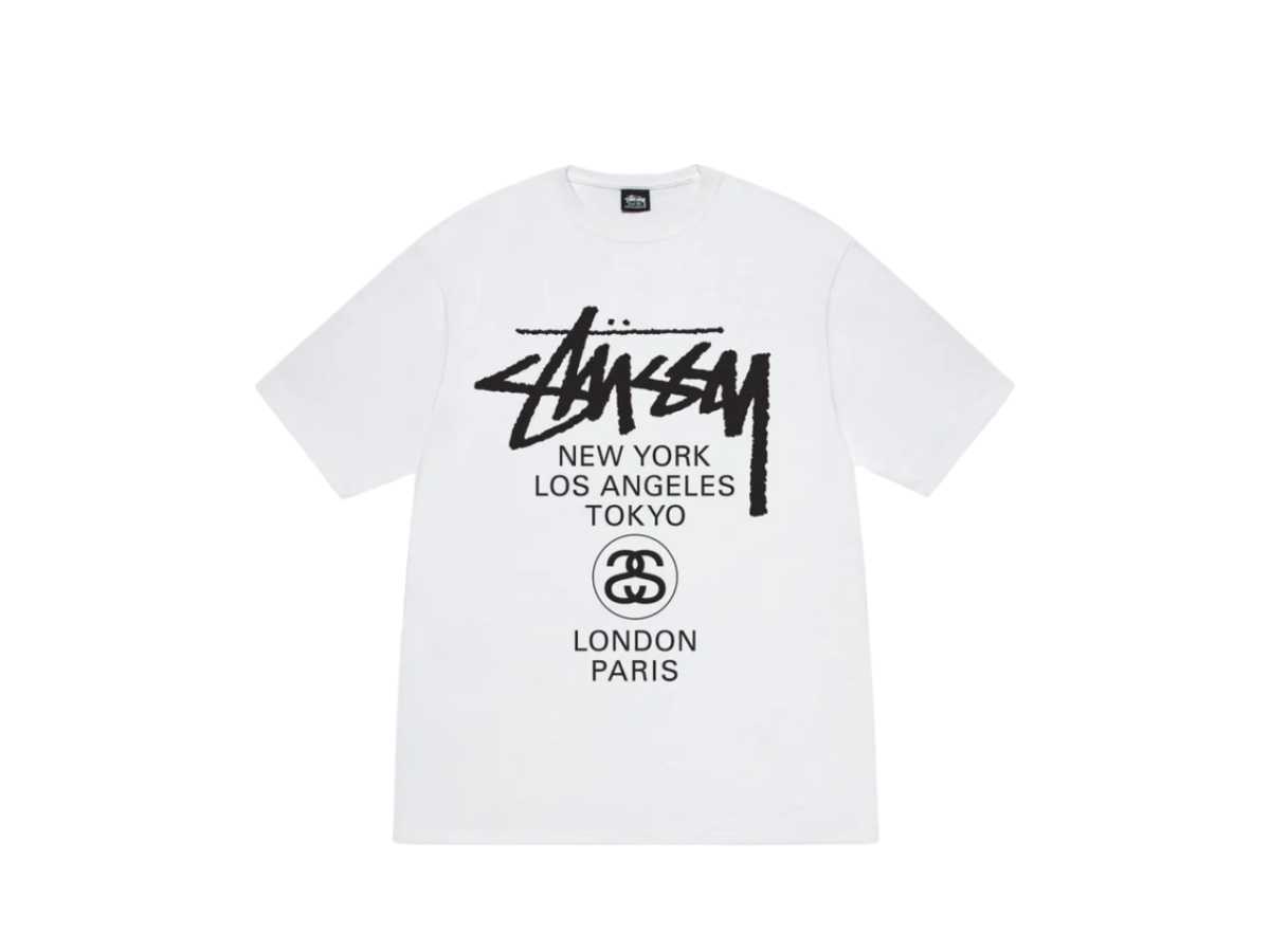 Stussy World Tour Tee White