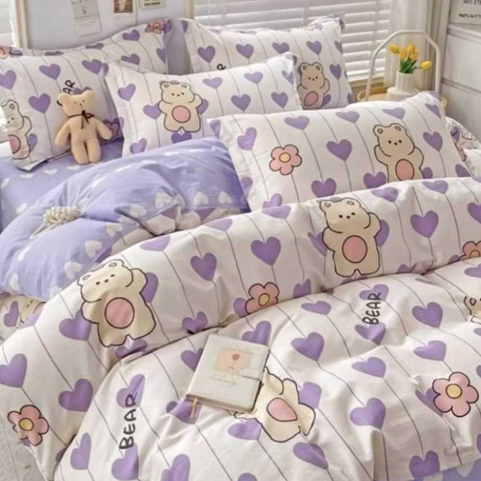 (ส่งฟรี) ❤ 490 บาท ชุดผ้าปูที่นอน+ผ้านวม