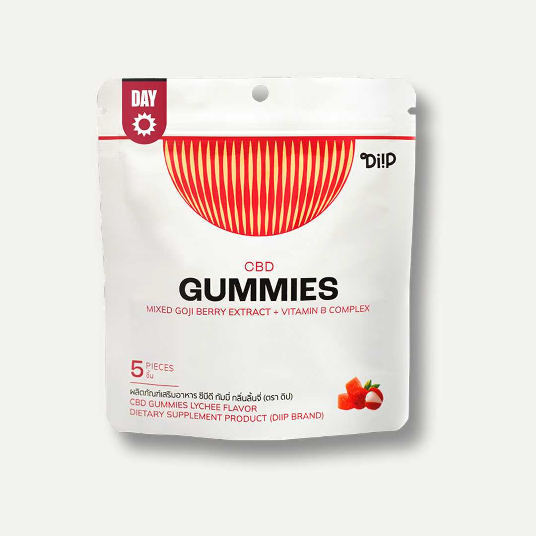 Diip | CBD MORNING GUMMIES 125MG - ซีบีดีกัมมี่ สูตรกลางวัน
