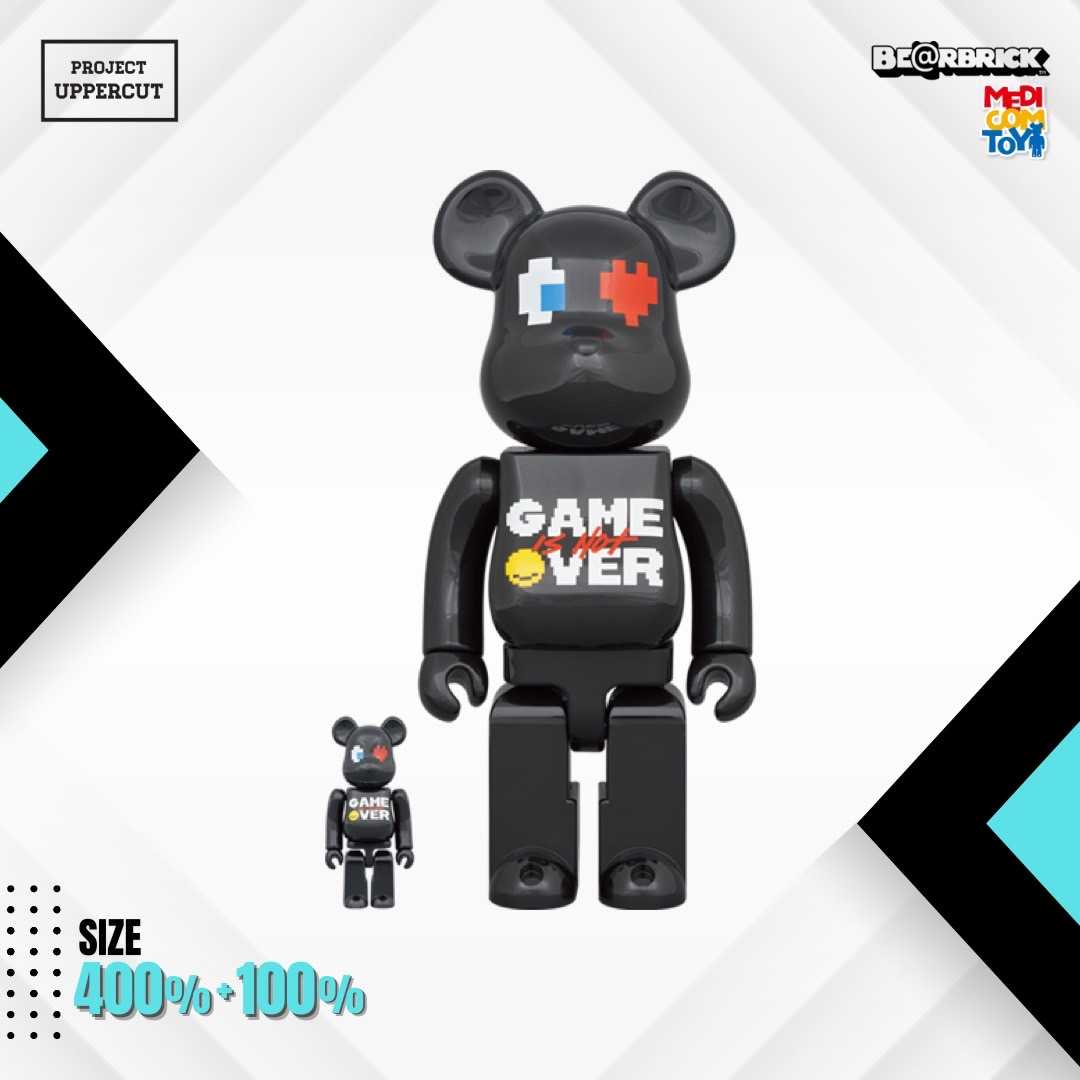BE@RBRICK 400%+100% PAC-MAN x GRAFFLEX x 9090 x S.H.I.P&crew [New]