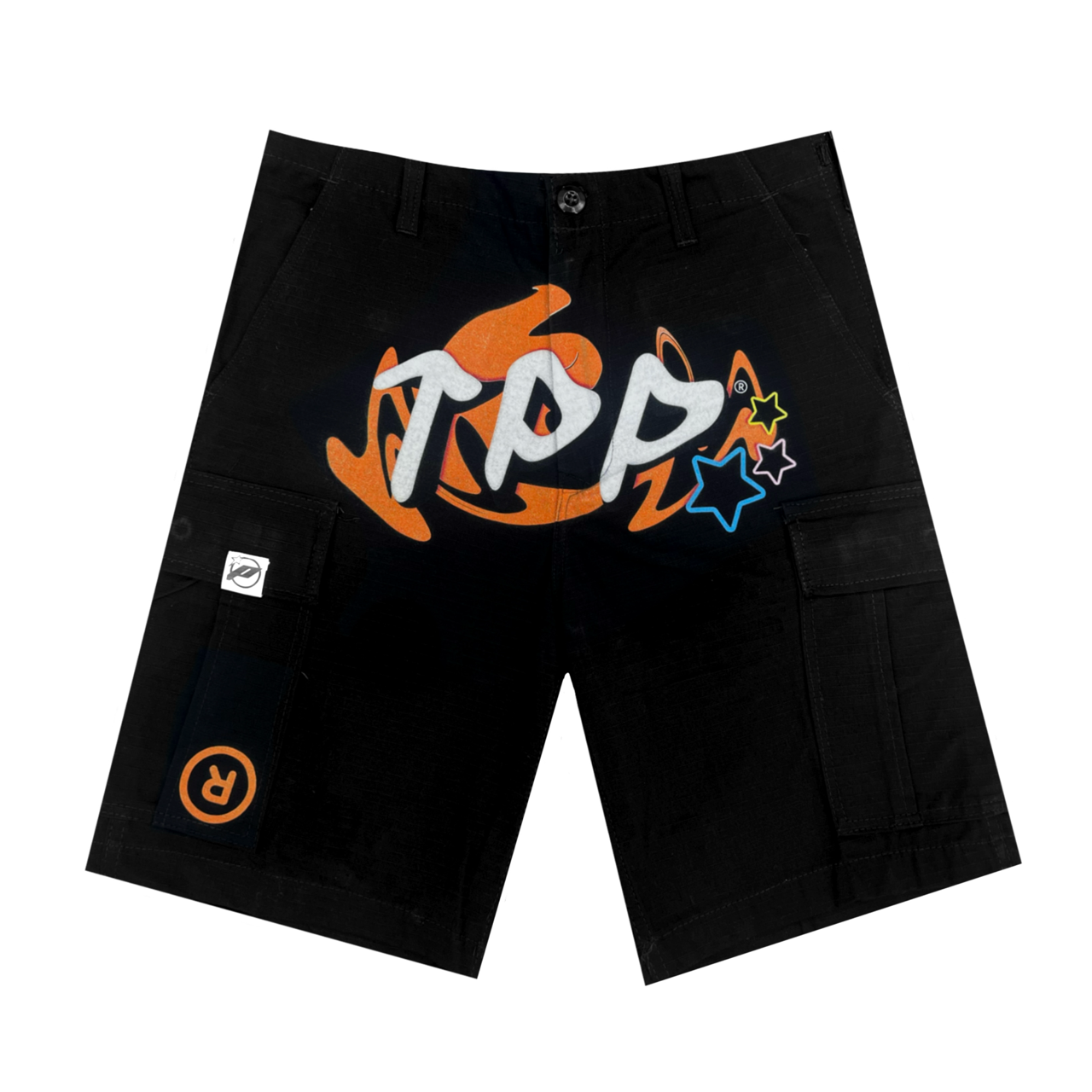 TPP® LOGO BLACK CARGO SHORT 