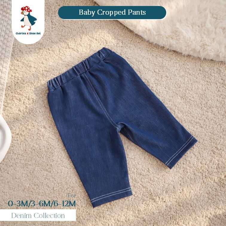 Charles x Snow Owl กางเกงยีนส์นุ่มๆ สำหรับเด็ก Baby Denim Pant
