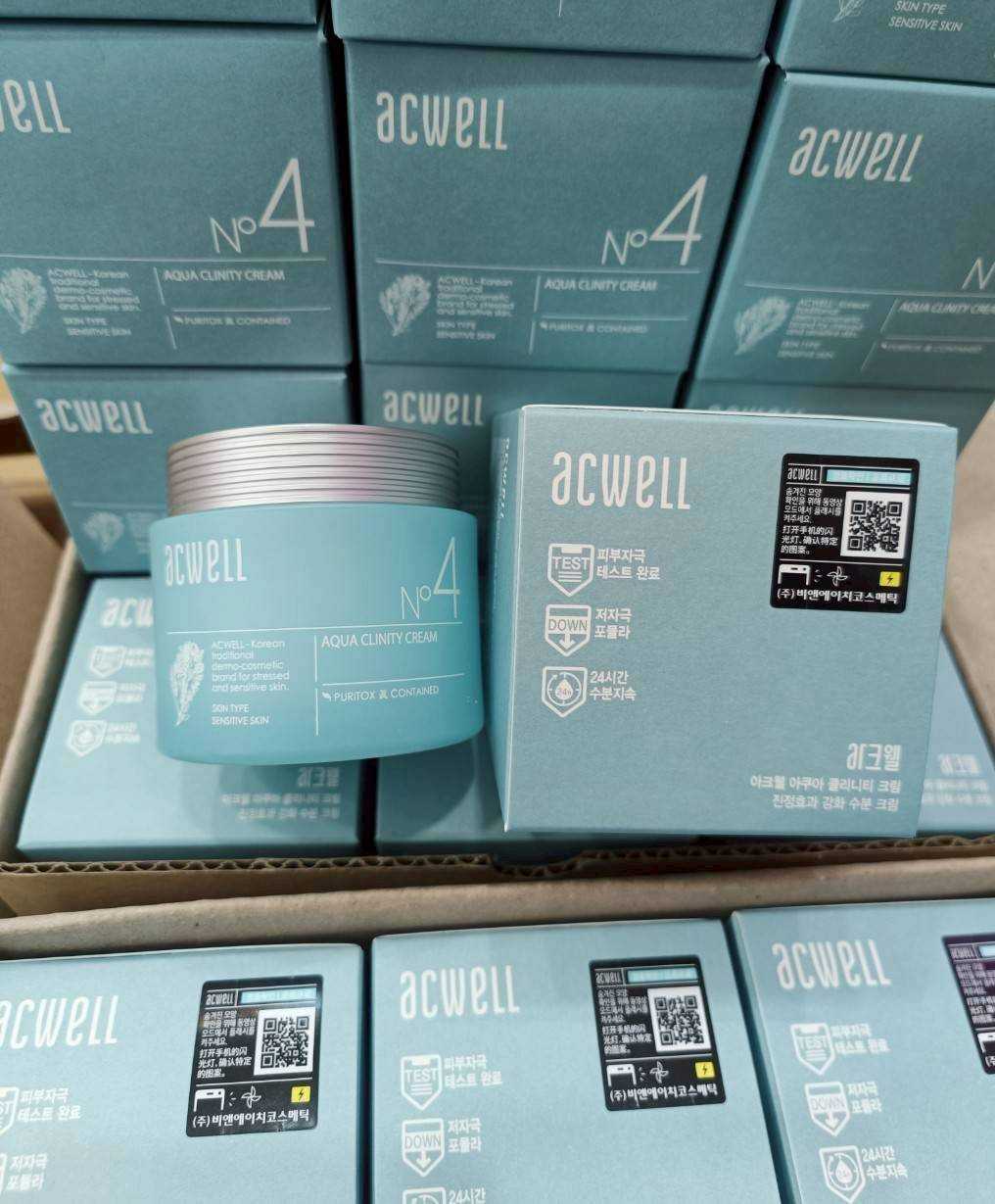 ครีม​บำรุง​ผิวหน้า​  ACWELL Real Aqua Balancing Cream 50ml  