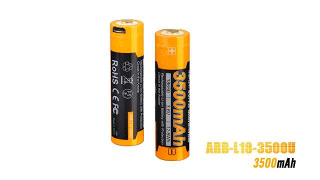 แบตเตอรี่ไฟฉาย Battery Li-on  Fenix  ARB-L18-3500U