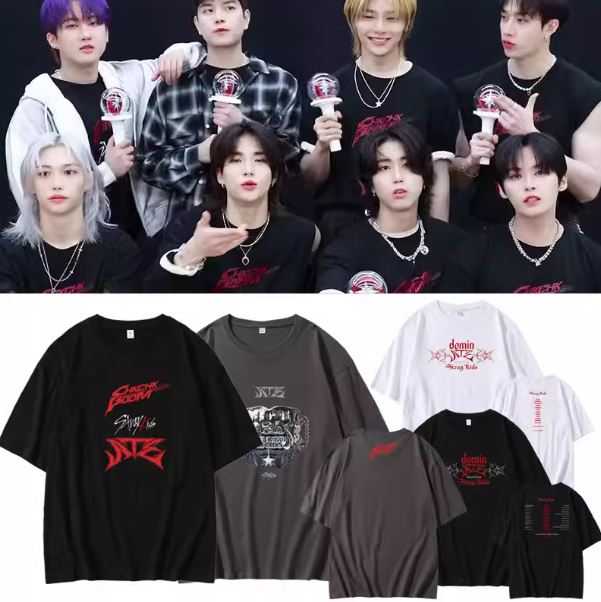 Pre-Order | เสื้อยืด StrayKids : 2024 World Tour dominATE ChkChkBoom