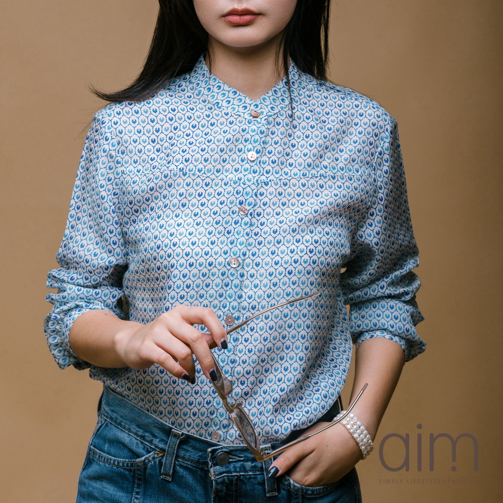 Quinn Shirt : Cotton Silk