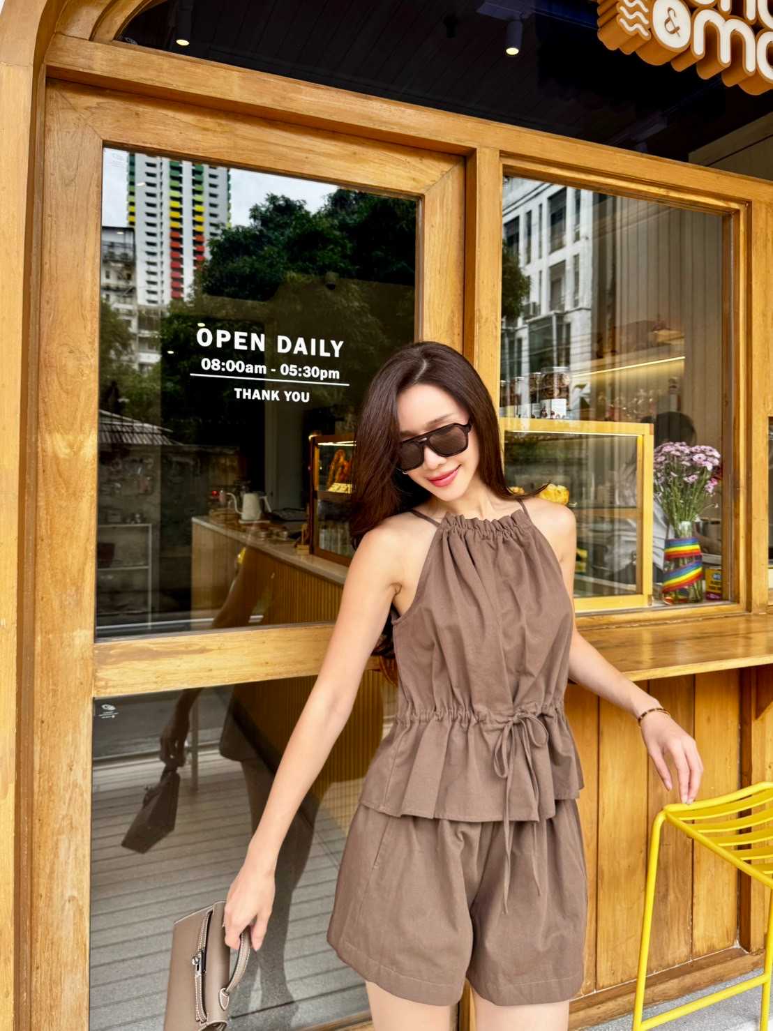 Romper Set  ชุดเซทเสื้อมาคู่กับกางเกงขาสั้นผ้าคอตตอนเนื้อหนา