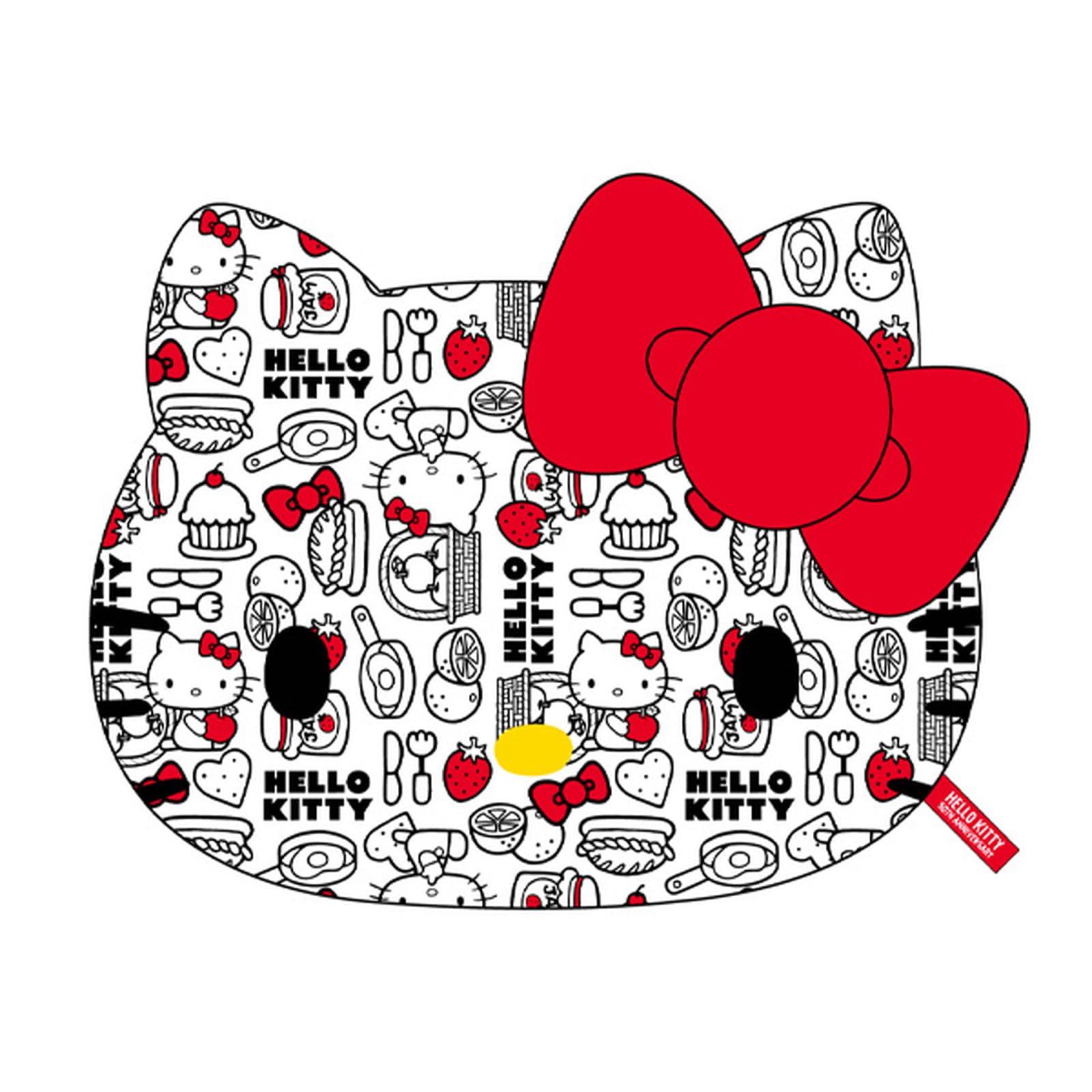 K  Company Hello Kitty (50TH Series)  Face Cushion H32 x W40.5 x D10.3 