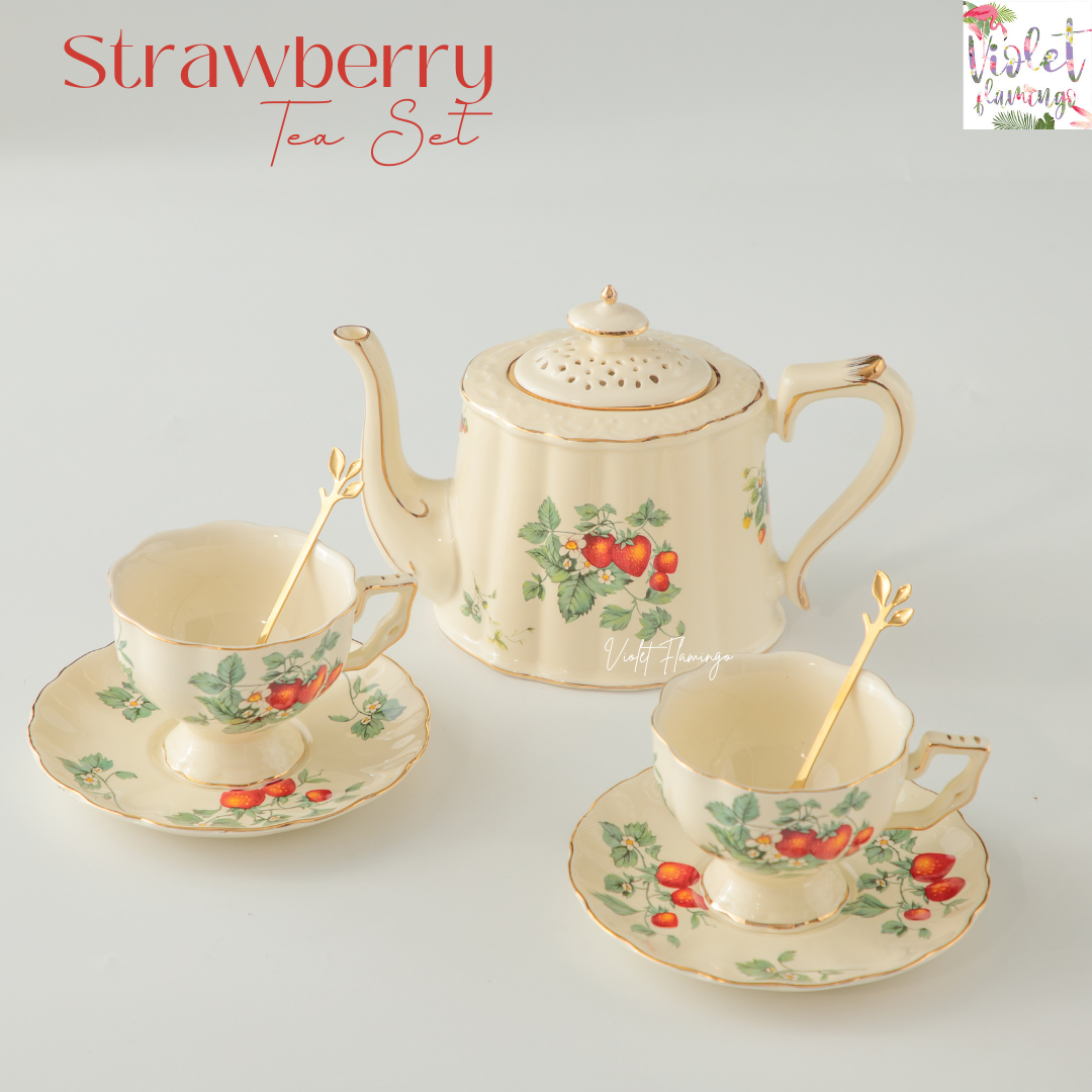 ชุดน้ำชา Strawberry TEA SET