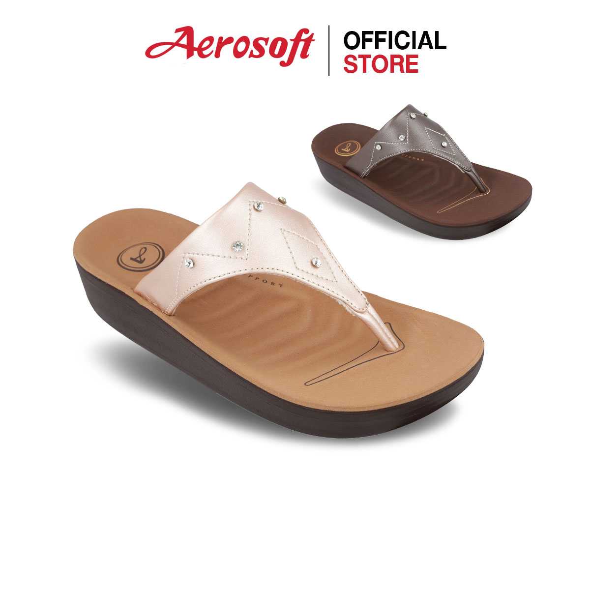 Aerosoft รองเท้าแตะเพื่อสุขภาพ รุ่น FW8382